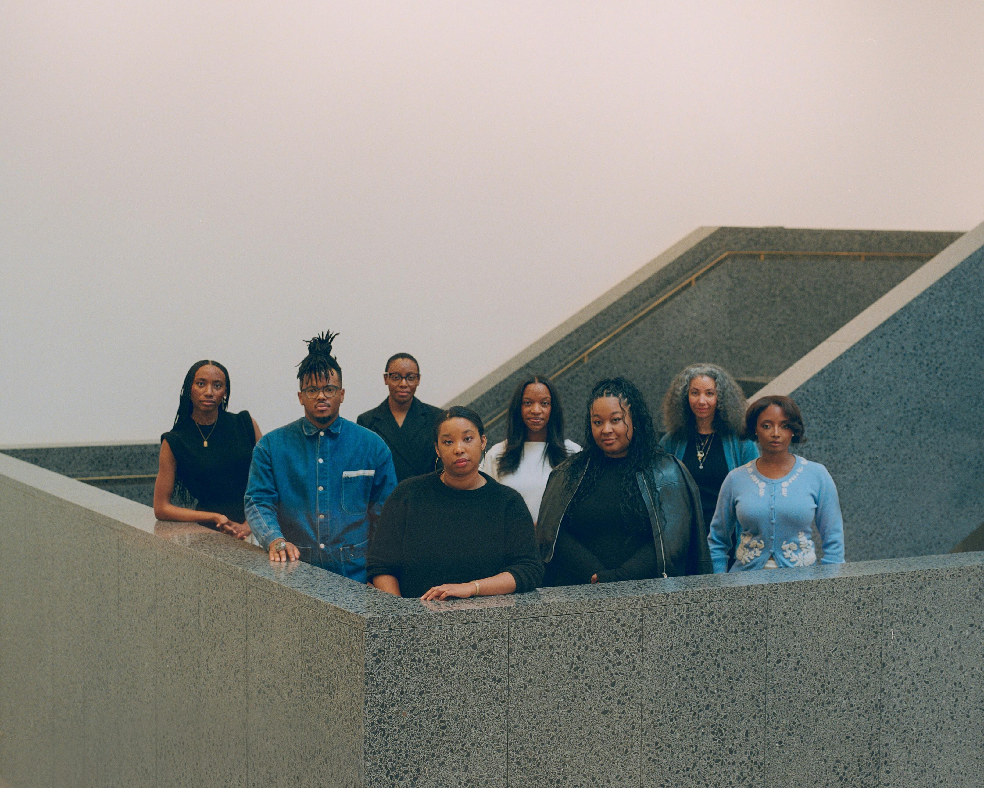 <p>(Left to right): Camille Brown, Michael J. Ewing, Jadine Collingwood, Grace Deveney, Mia Matthias, Annissa Malvoisin, Delphine Sims, Destinee Filmore. Photo: Ackime Snow</p>