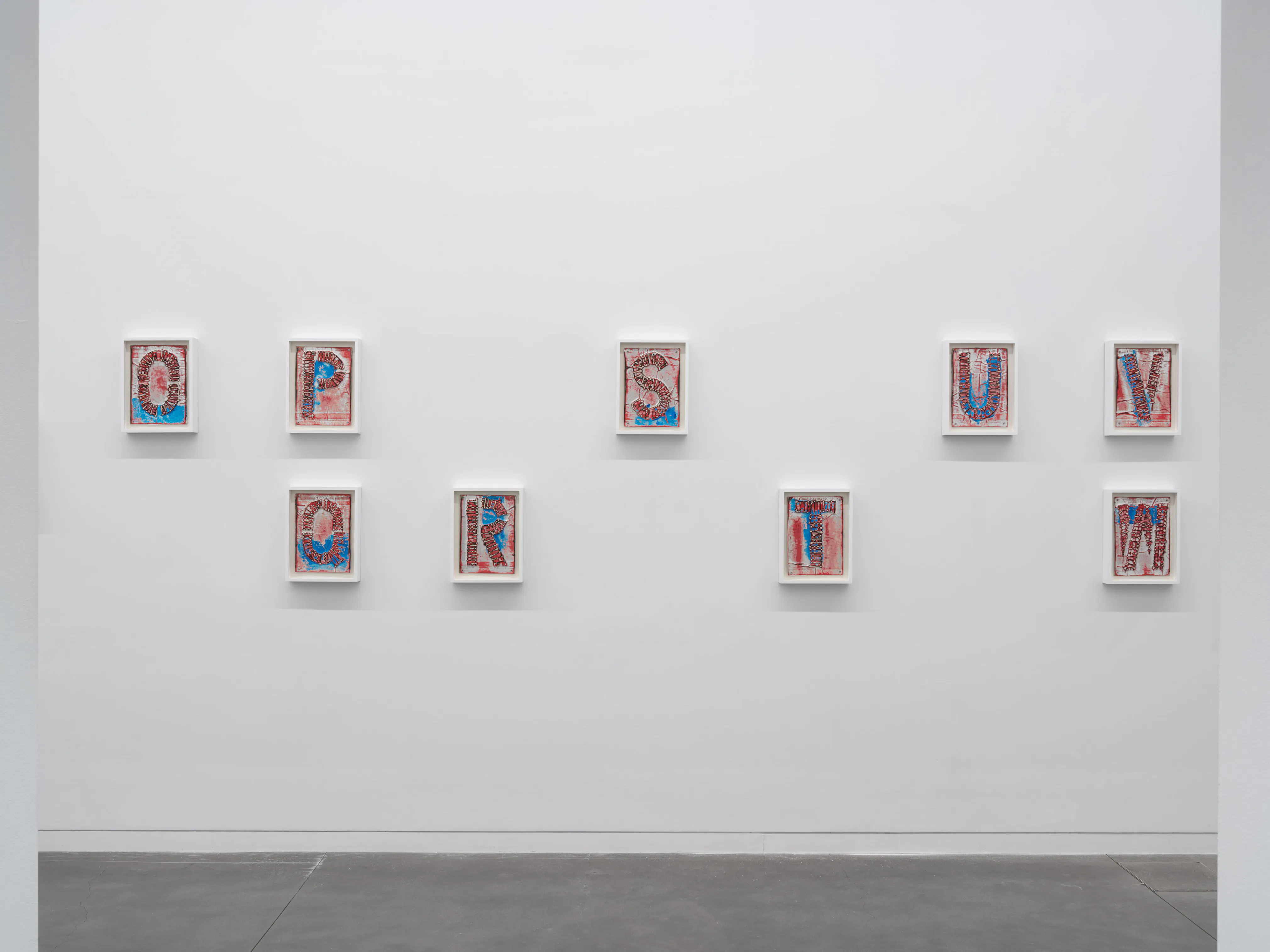 <p>Mark Bradford,<em> Untitled (A–Z)</em> (2010) (installation view), 2026. Photo: Kris Graves</p>