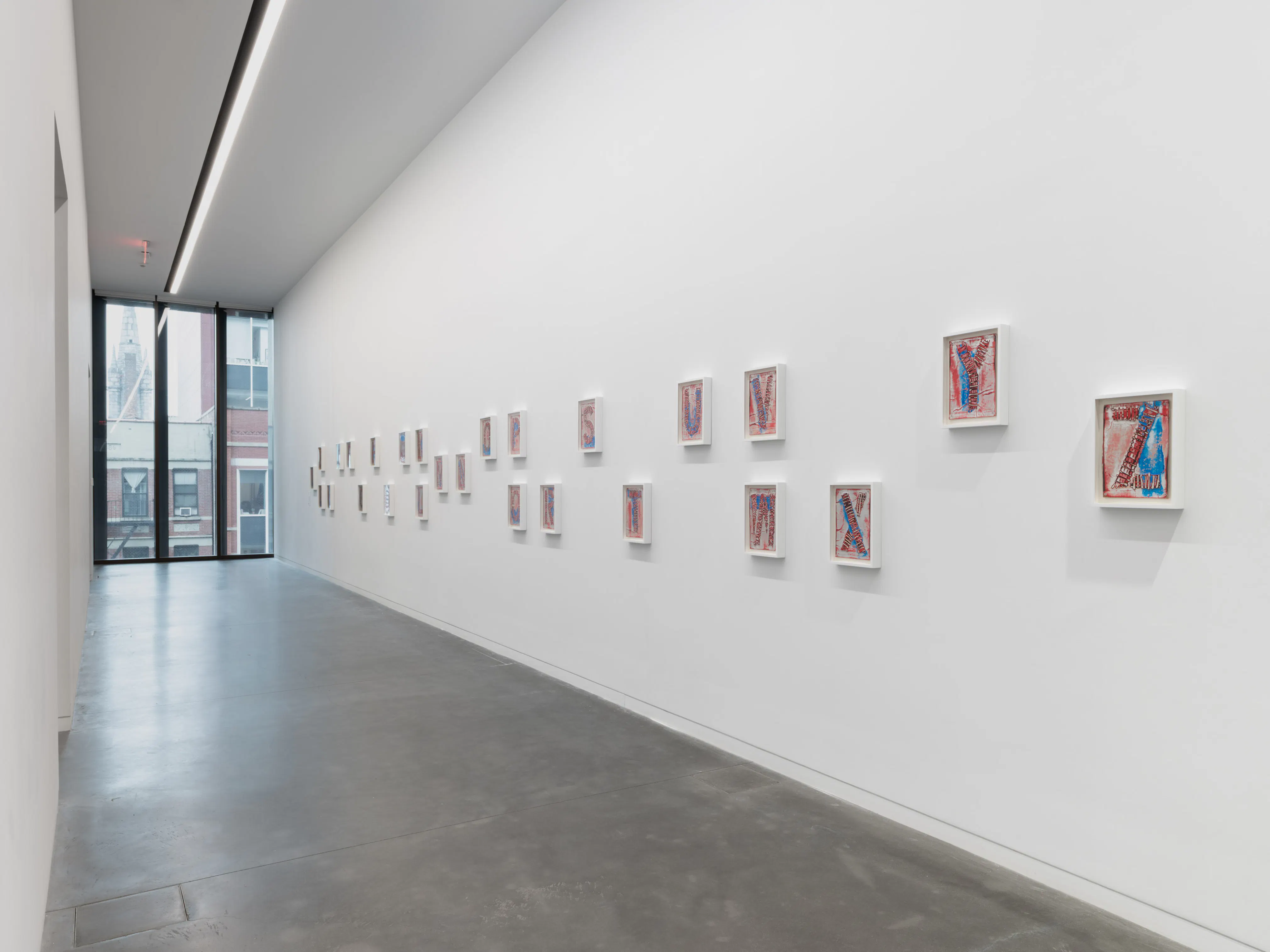 <p>Mark Bradford, Untitled (A–Z) (2010) (installation view), 2026. Photo: Kris Graves</p>