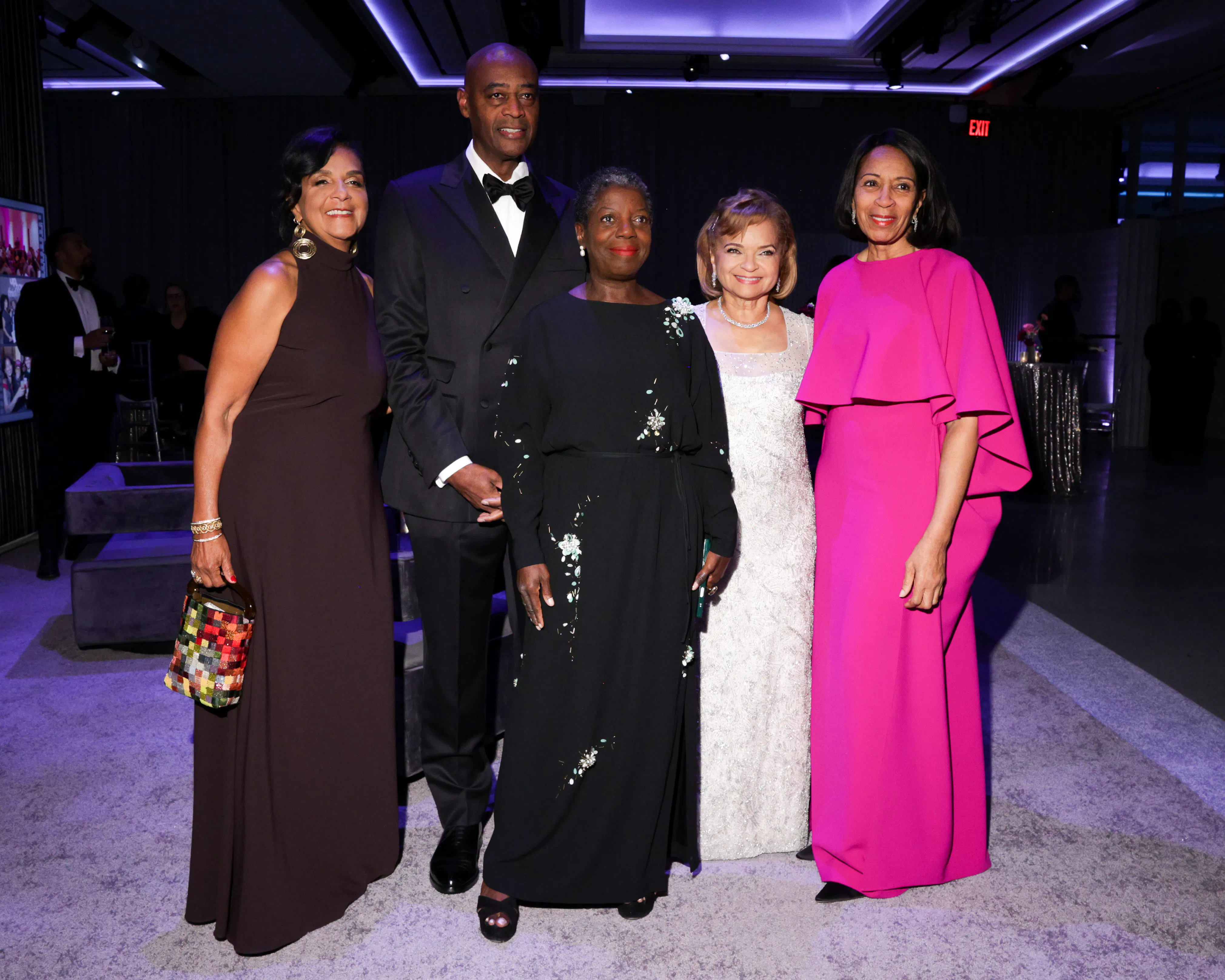 <p>Carol Sutton Lewis, Raymond J. McGuire, Thelma Golden, Kathryn C. Chenault, and Dr. Amelia Ogunlesi. Photo: Bre Johnson/BFA.com</p>