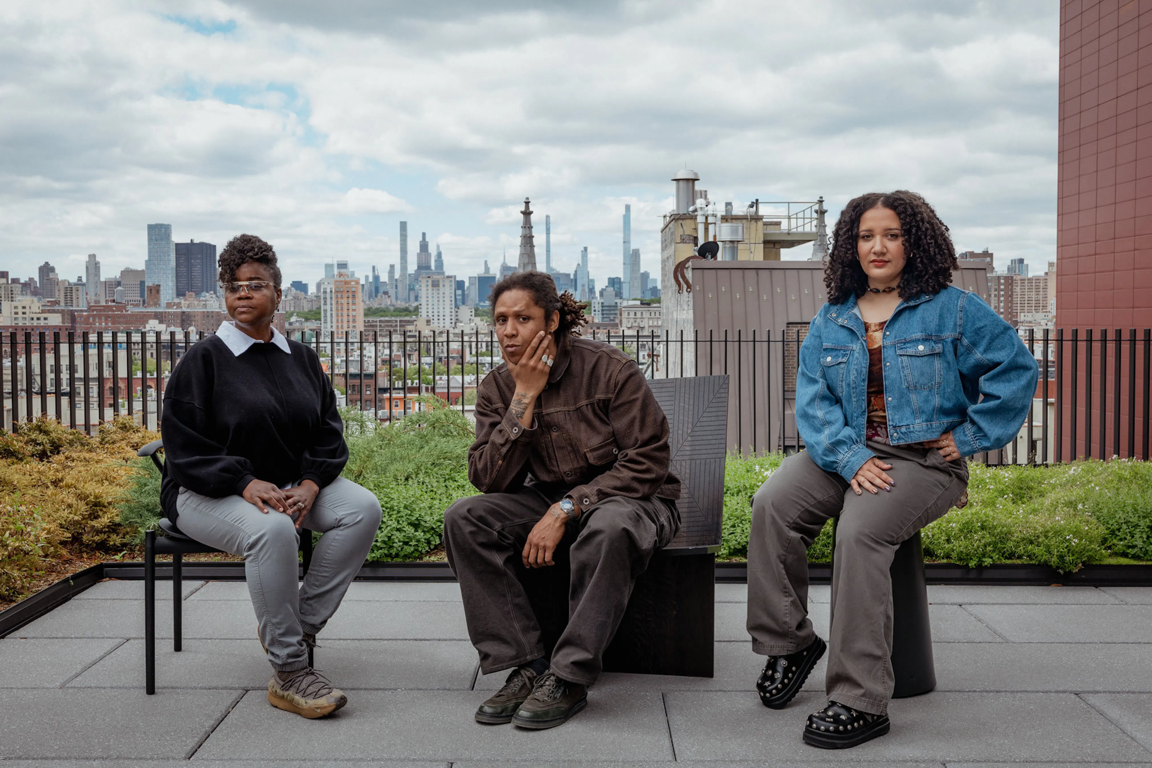 <p>From left to right: Simonette Quamina, Taylor Simmons, and Derriann Pharr. Photo: Laila AnnMarie Stevens.</p>