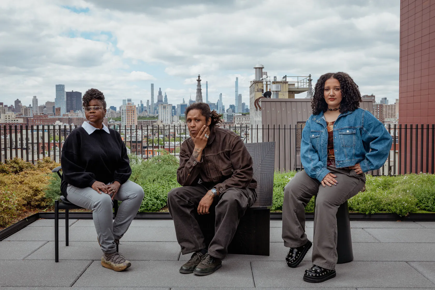 <p>From left to right: Simonette Quamina, Taylor Simmons, and Derriann Pharr. Photo: Laila AnnMarie Stevens.</p>