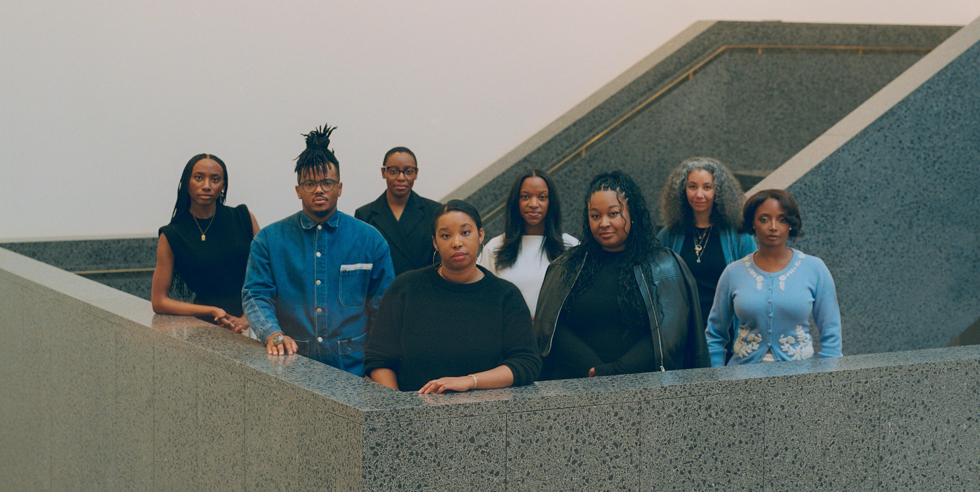 <p>(Left to right): Camille Brown, Michael J. Ewing, Jadine Collingwood, Grace Deveney, Mia Matthias, Annissa Malvoisin, Delphine Sims, Destinee Filmore. Photo: Ackime Snow</p>