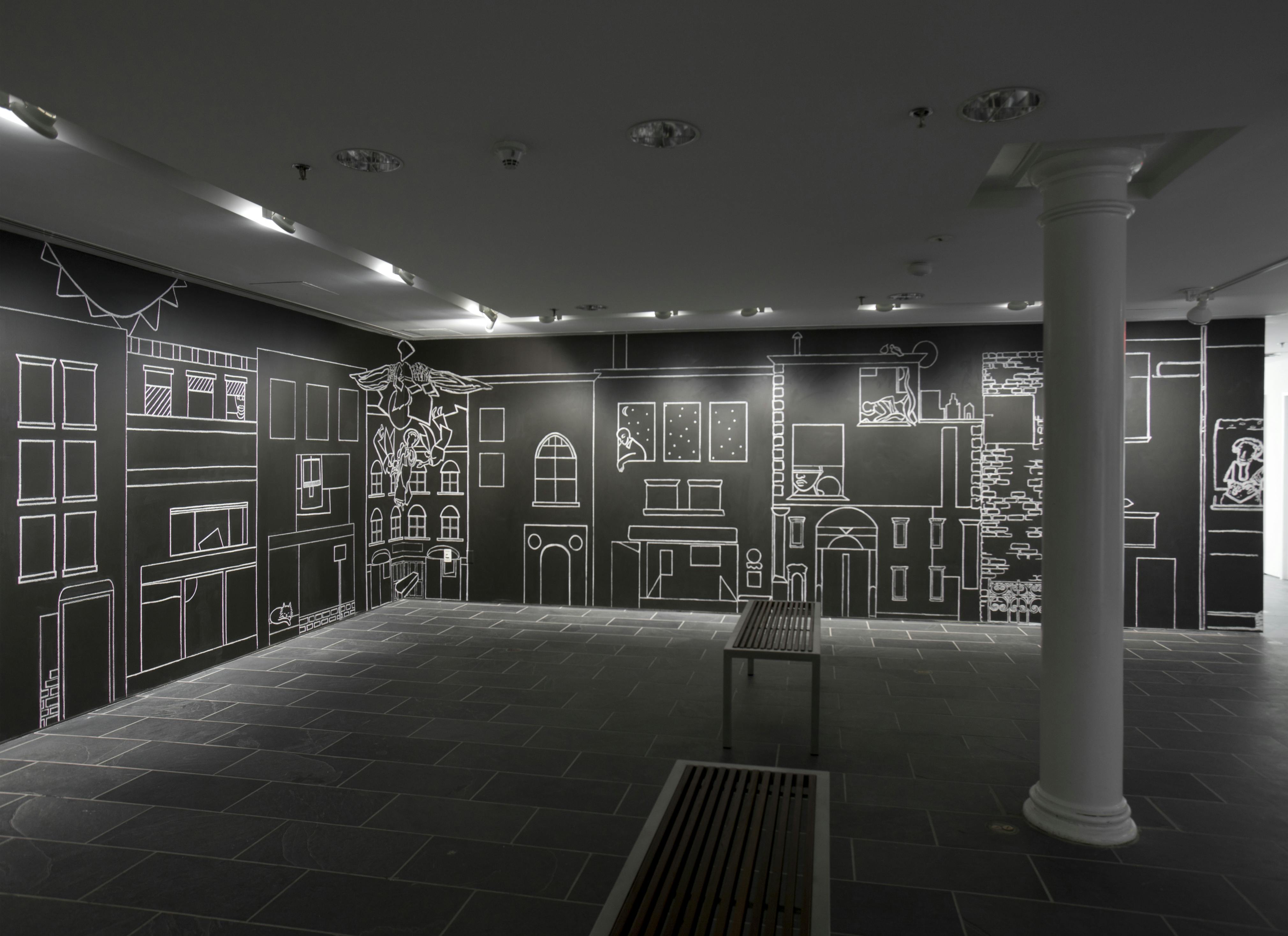 Kira Lynn Harris: The Block | Bellona (installation view), 2011.
	Photo: Adam Reich