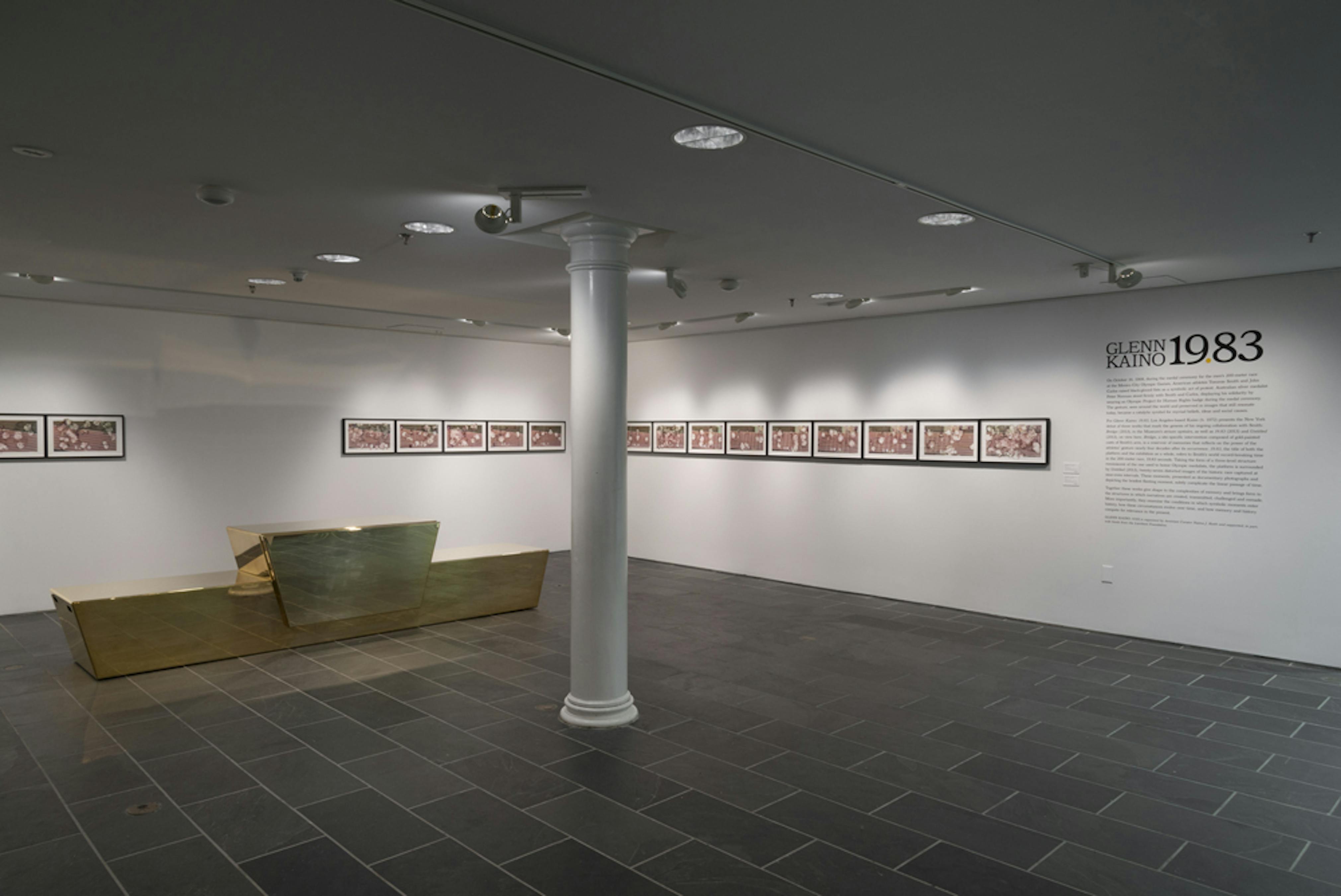 Glenn Kaino: 19.83 (Installation View) at The Studio Museum in Harlem, 2014. Photo: Adam Reich.