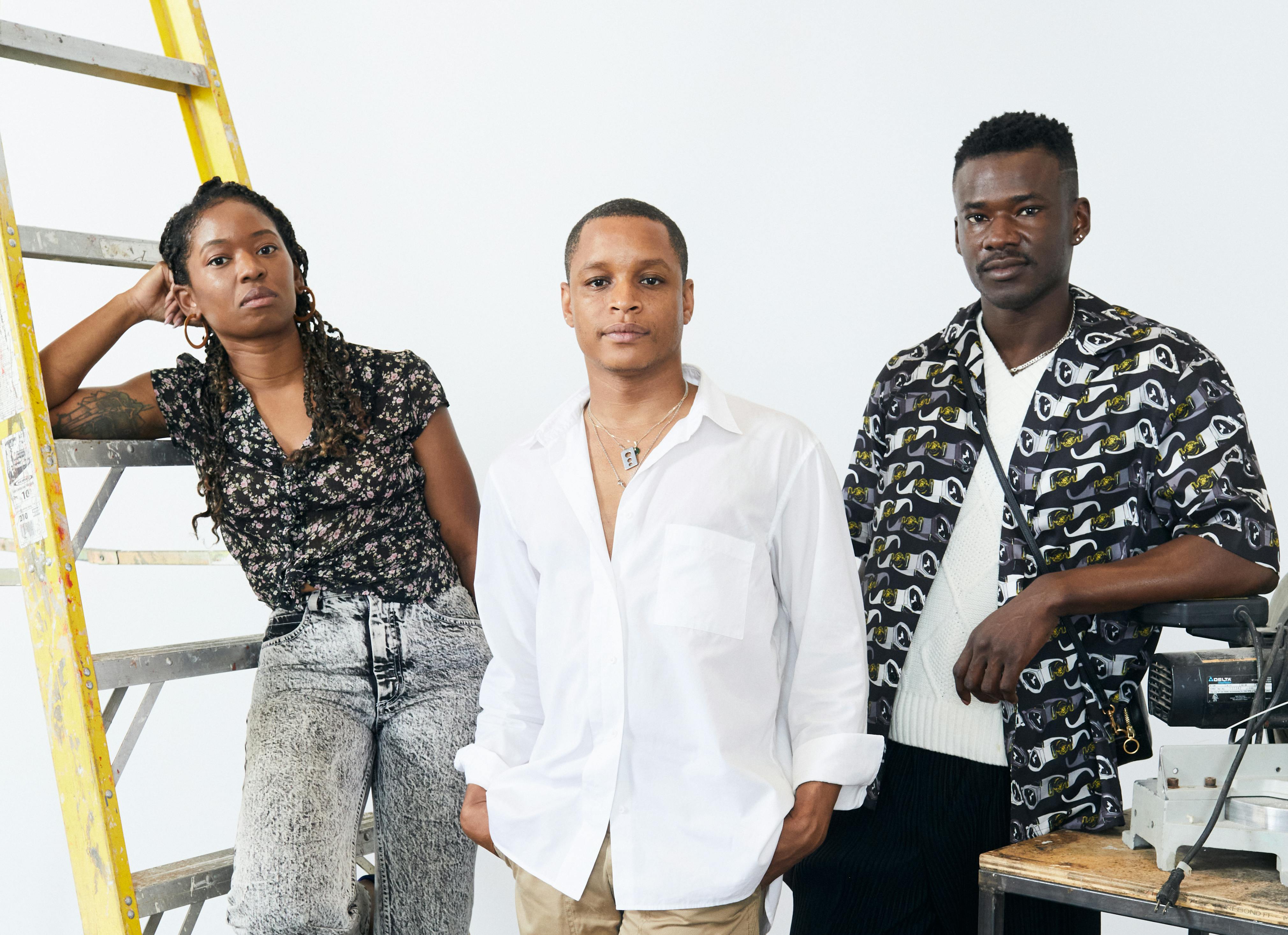 (From L to R) Charisse Pearlina Weston, Devin N. Morris, and Jeffrey Meris. Photo: Lelanie Foster