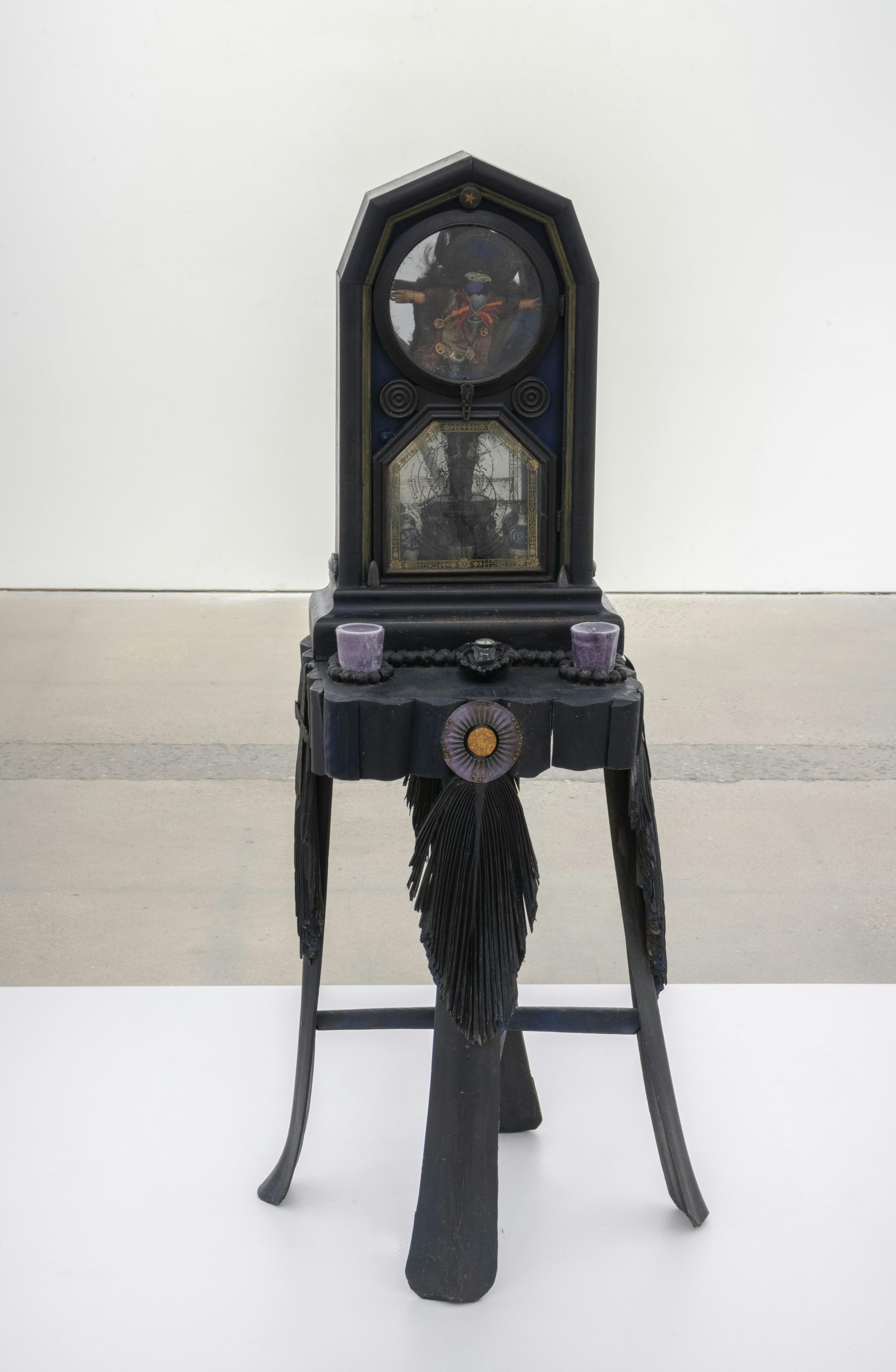 <p>BETYE SAAR, INDIGO MERCY, 1975. MIXED MEDIA ASSEMBLAGE, 41 1/2 × 13 × 13 IN. STUDIO MUSEUM IN HARLEM; GIFT OF THE NZINGHA SOCIETY, INC. 1979.9. © BETYE SAAR. COURTESY THE ARTIST AND ROBERTS PROJECTS, LOS ANGELES PHOTO: ADAM REICH</p>