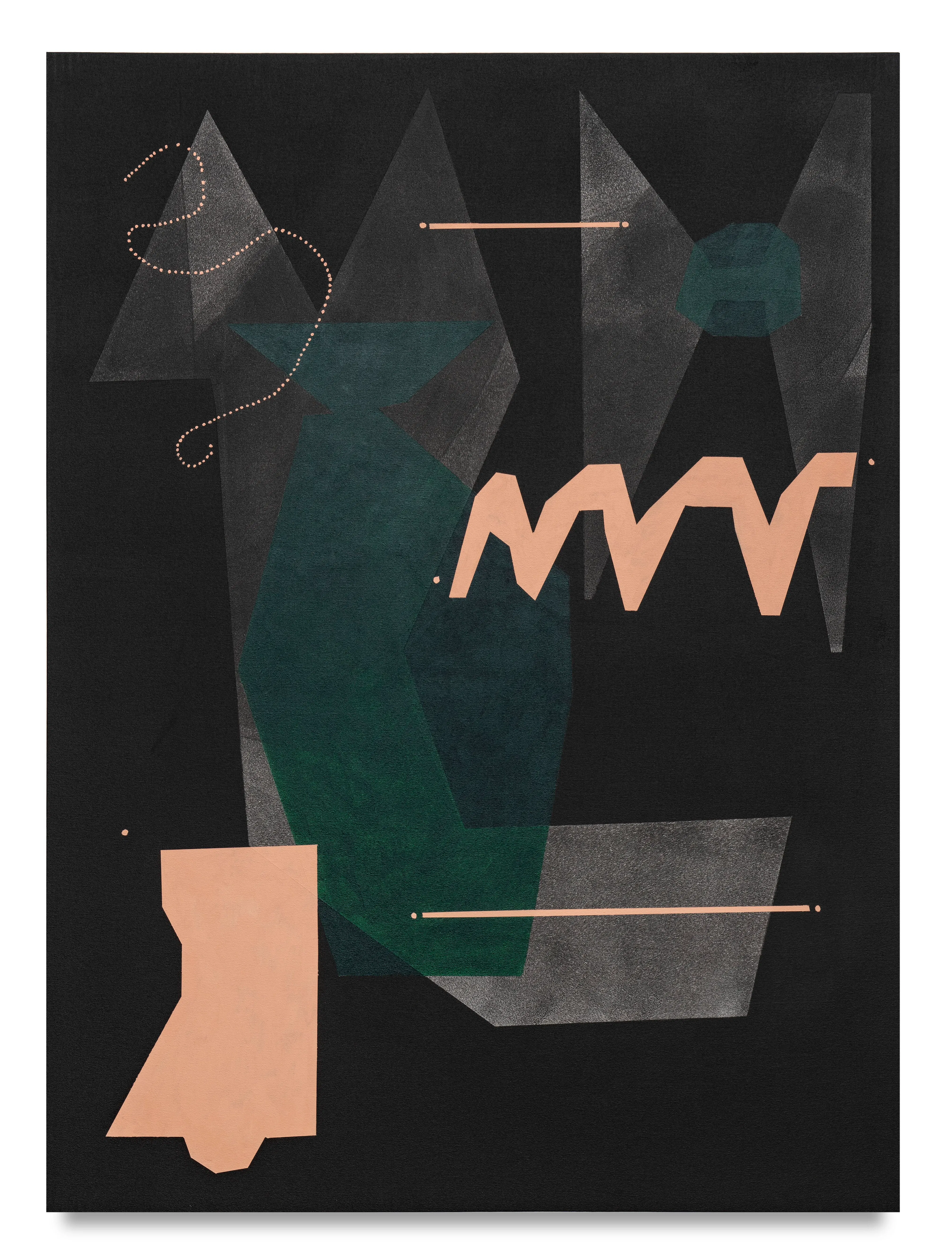 <p>Caroline Kent, <em>Temptation</em>, 2021. Acrylic on canvas, 47 1/2 × 34 3/4 × 1 3/4 in. Studio Museum in Harlem; promised gift of Carol Sutton Lewis and William M. Lewis, Jr.  PG.2022.2. Courtesy the artist and Casey Kaplan Gallery</p>