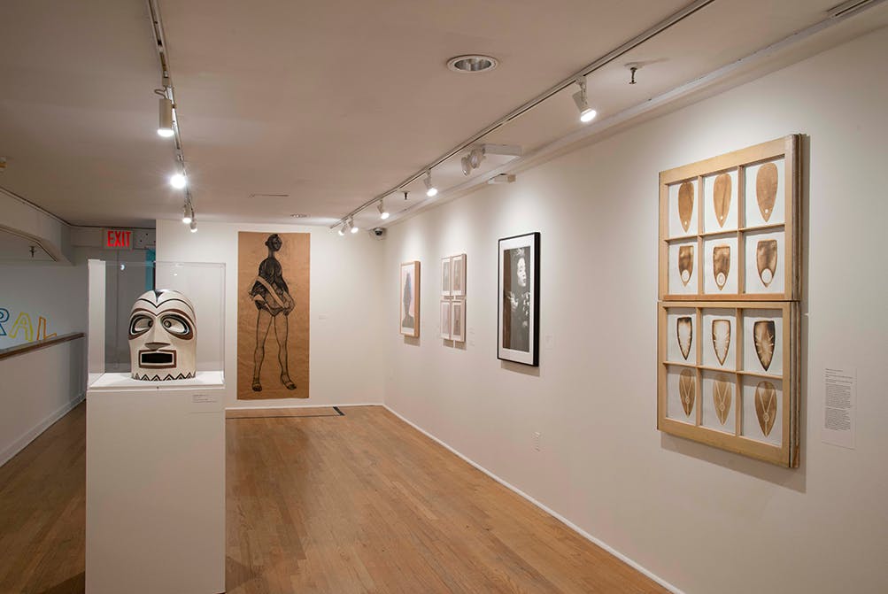 Concealed and Salon Style (Installation view) at The Studio Museum in Harlem, 2015. Photo: Adam Reich.