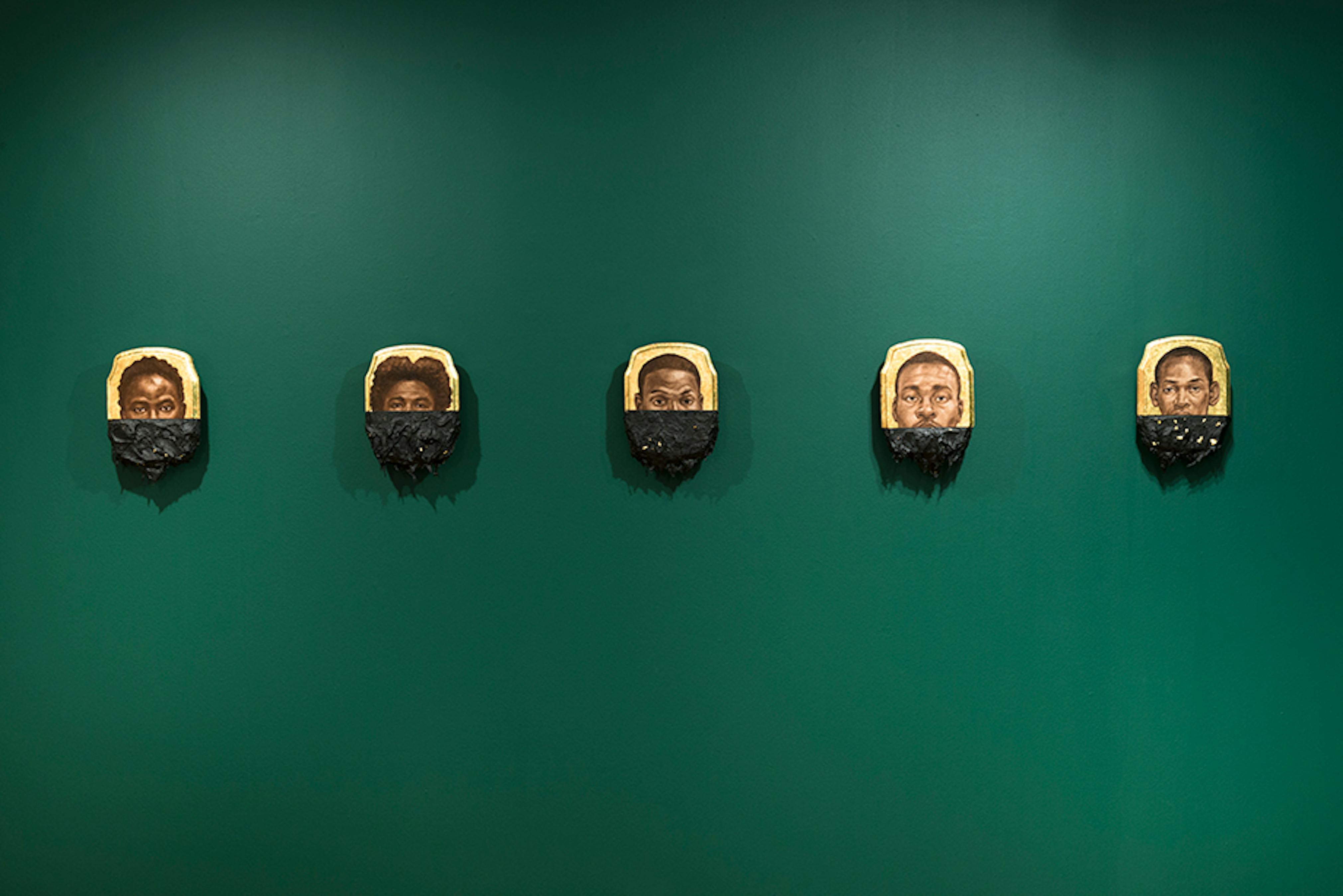 Titus Kaphar: The Jerome Project (Installation View) at The Studio Museum in Harlem,  2014–2015. Photo: Adam Reich.