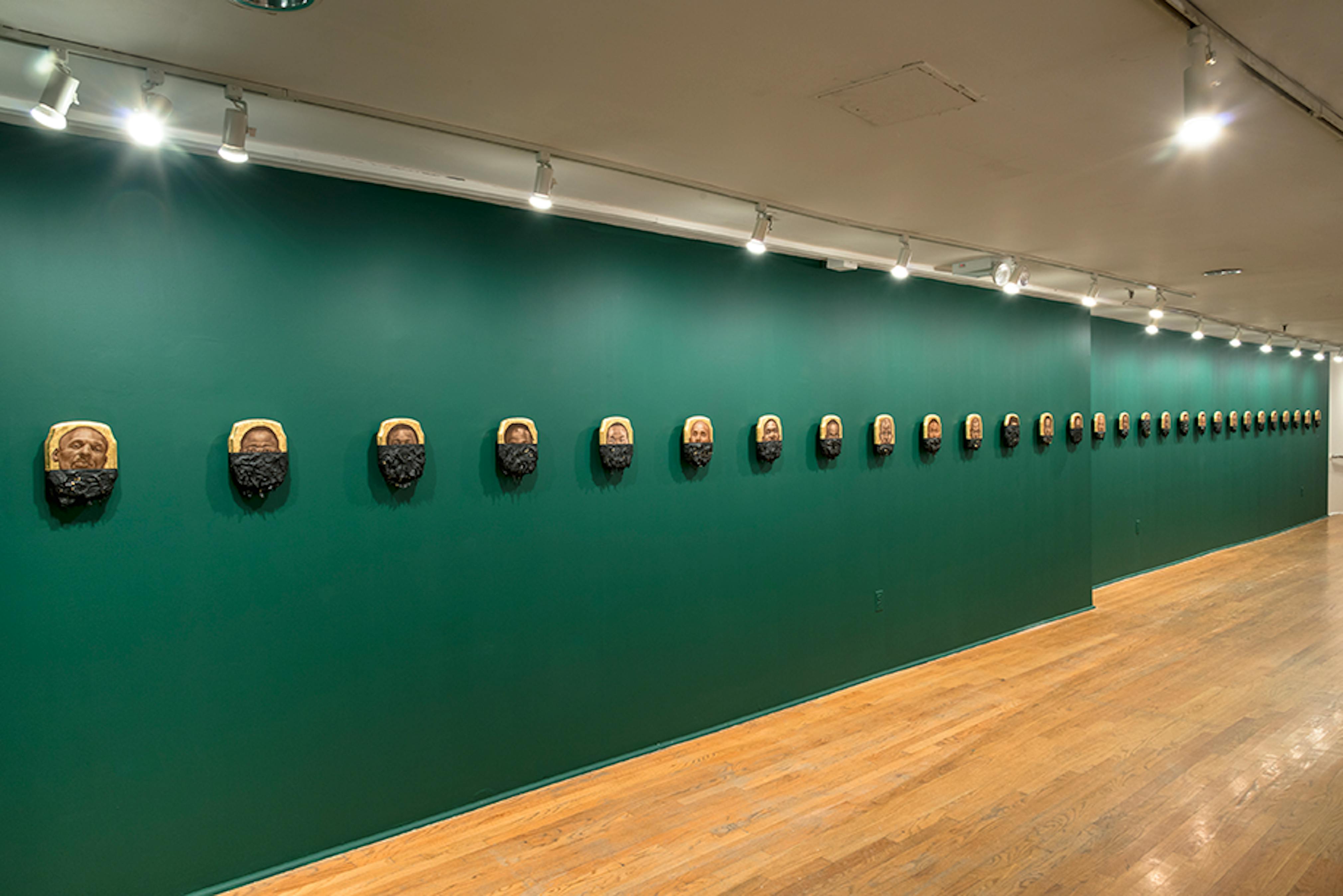 Titus Kaphar: The Jerome Project (Installation View) at The Studio Museum in Harlem,  2014–2015. Photo: Adam Reich.