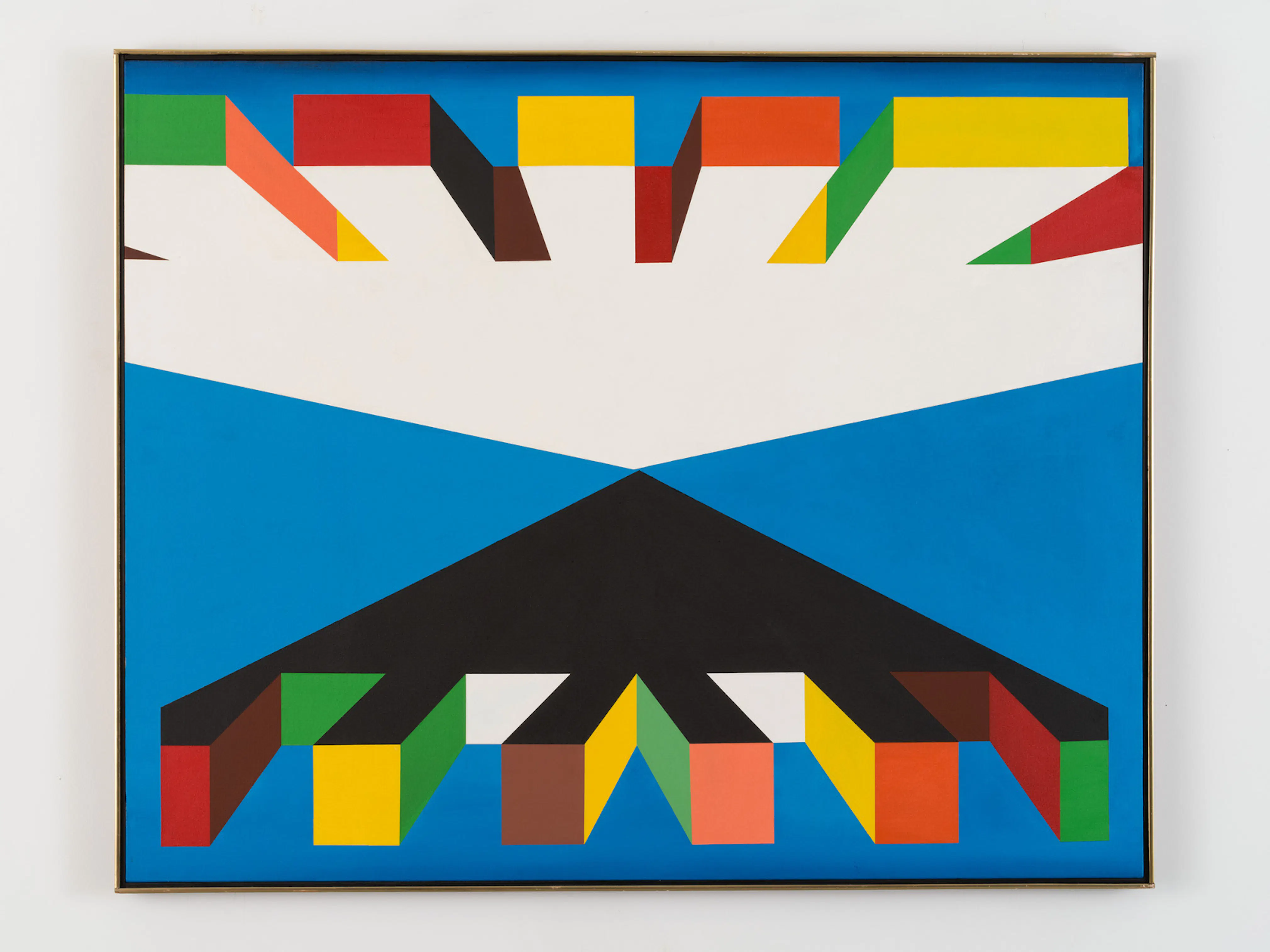 <p>Daniel LaRue Johnson, <em>Nations</em>, 1976. Acrylic on canvas, 48 × 60 1/8 in. The Studio Museum in Harlem; gift of Shirley Williams 1993.18.1. Photo: John Berens</p>