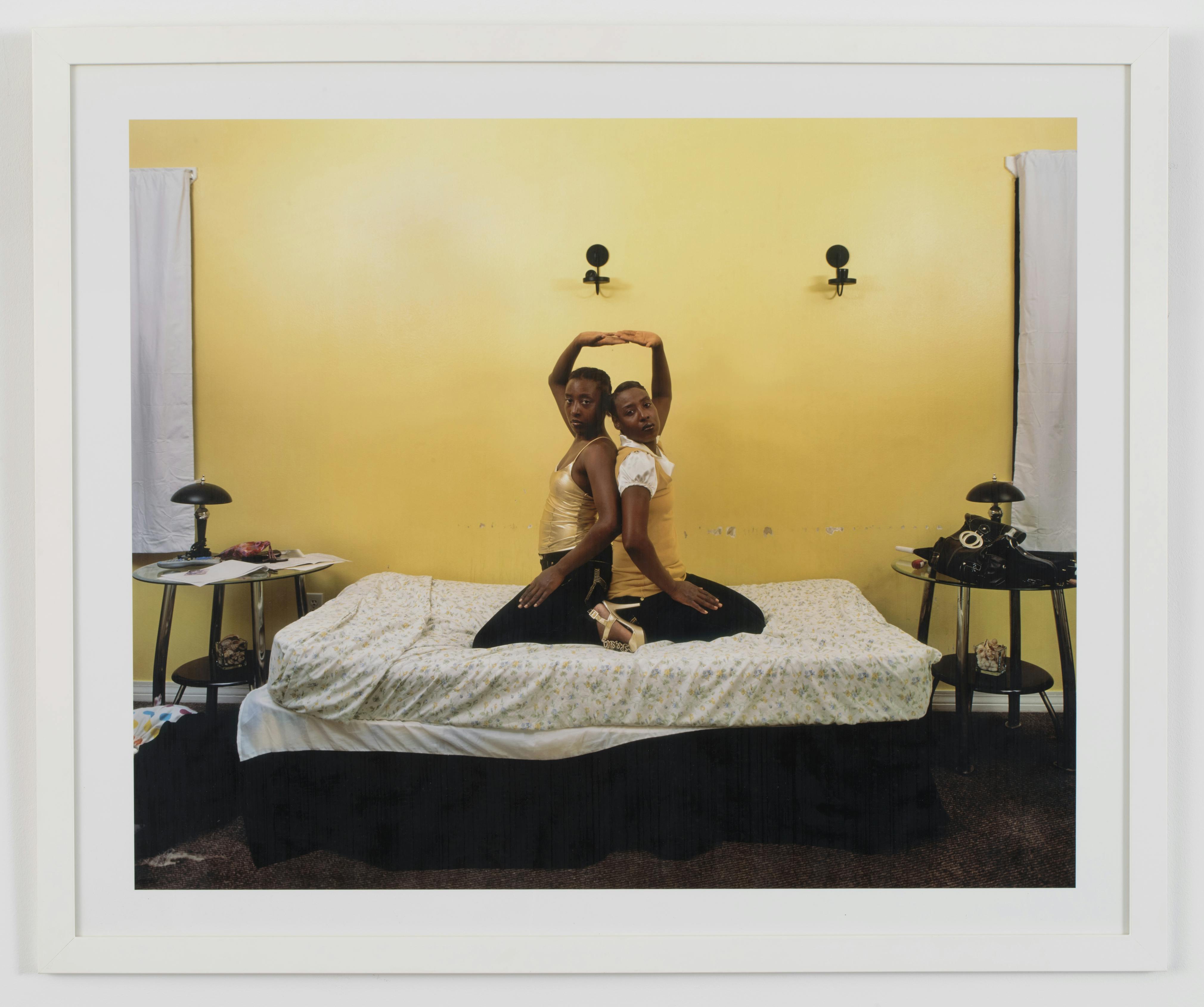<p>DEANA LAWSON, ROXIE AND RAQUEL, 2010. INKJET PRINT, MOUNTED ON SINTRA, 35 × 43 IN. EDITION 4/6 + 2 APS. STUDIO MUSEUM IN HARLEM; BEQUEST OF PEGGY COOPER CAFRITZ (1947–2018), WASHINGTON DC, COLLECTOR, EDUCATOR, AND ACTIVIST 2018.40.173. PHOTO: JOHN BERENS</p>