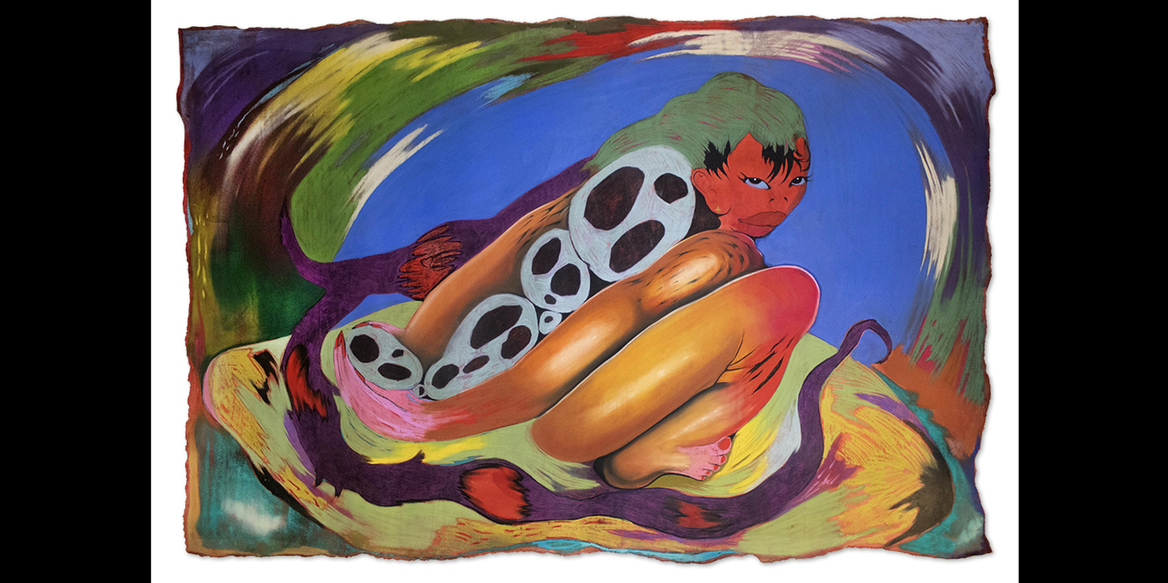 <p>Derriann Pharr, <em>Oh my Greedy Girl! Haven’t I given you everything? From the womb I made you, Held you, You are my Bond and Burden</em>, 2024. Courtesy the artist</p>