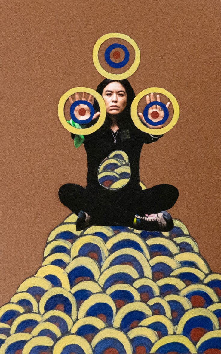 <p><em>Practical Magic 3</em>, 2024. Archival inkjet print, acrylic, and pencil on paper collage, 11 x 15 in. on view at Metaferia's Session the Meeting Place at Recess Art in Brooklyn, NY; appears in Been Magic * Been Real scroll book at Center for Book Arts in New York City. </p>