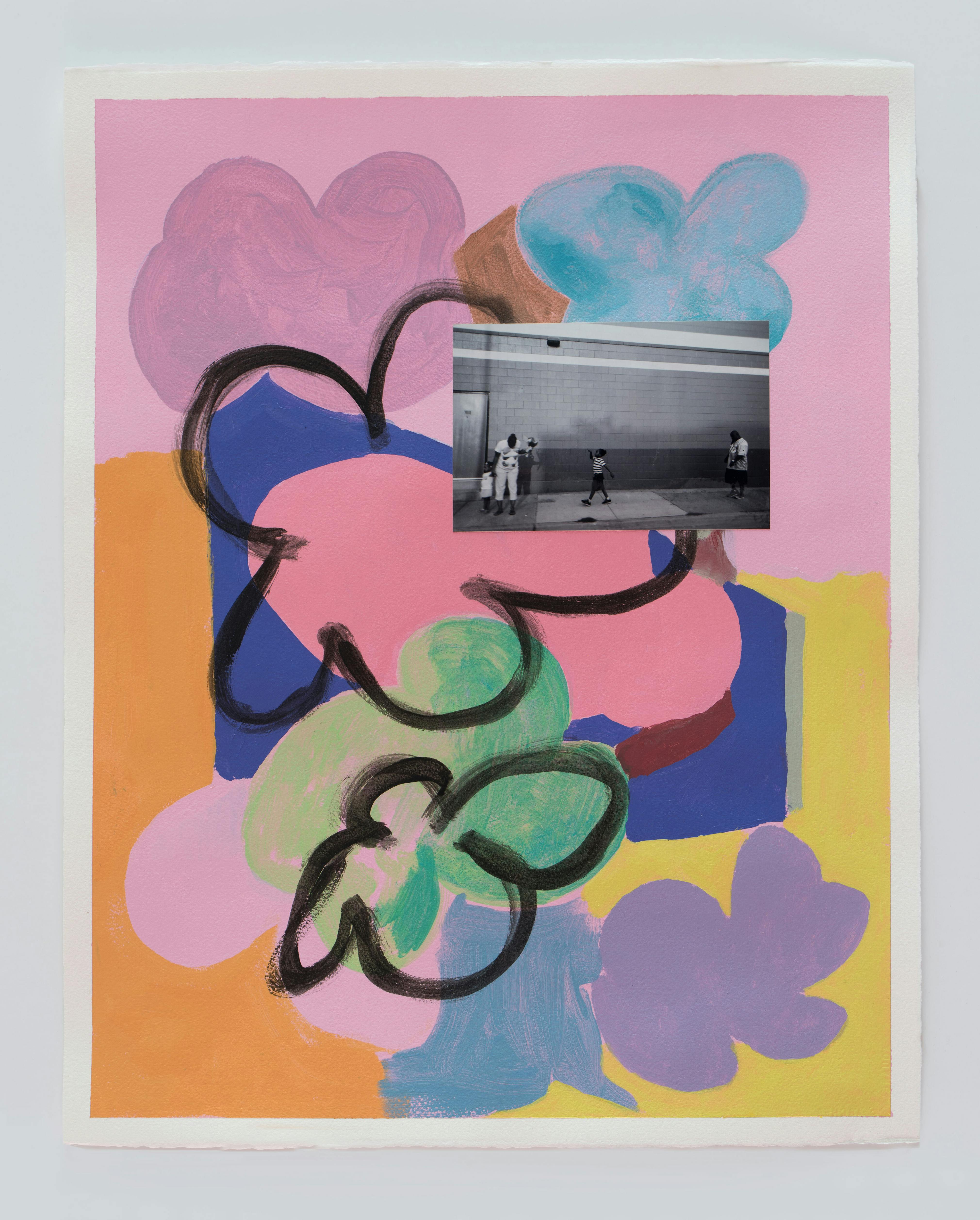 <p>EJ Hill, <em>polychrome (gait)</em>, 2025. Acrylic and archival photograph on paper, 20 × 16 in. © EJ Hill. Courtesy Studio Museum in Harlem. Photo: John Berens</p>