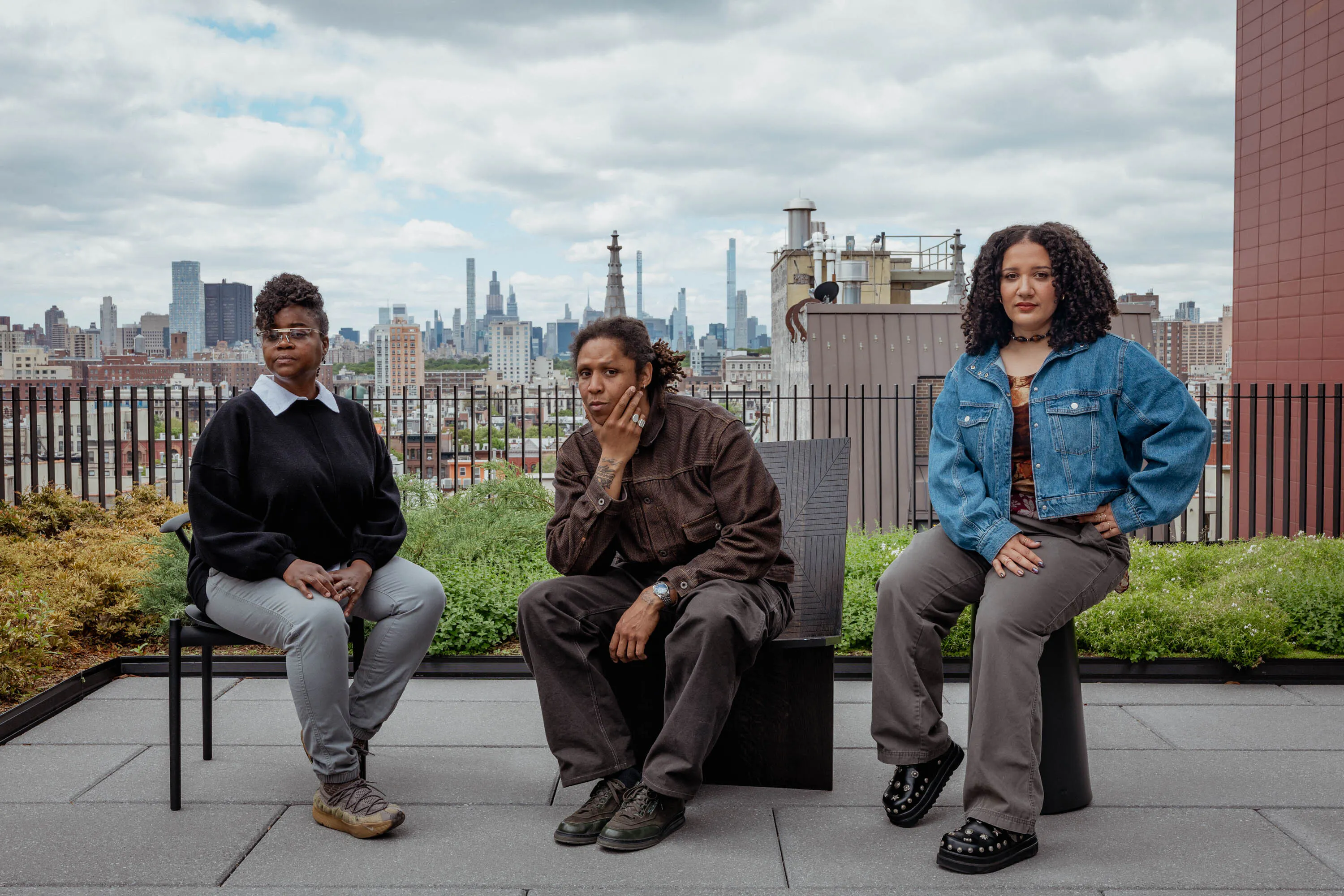 <p>From left to right: Simonette Quamina, Taylor Simmons, and Derriann Pharr. Photo: Laila AnnMarie Stevens</p>