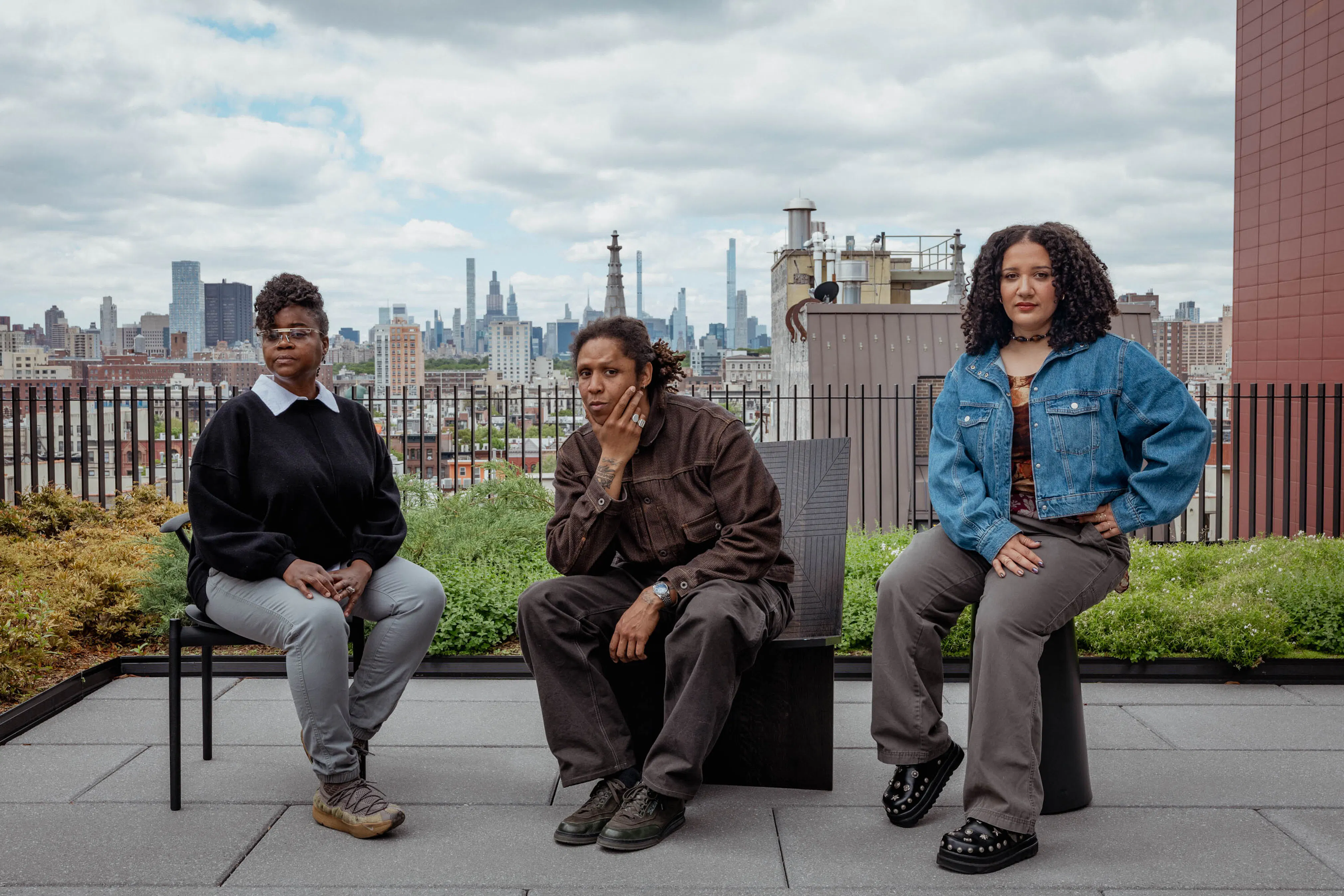 <p>From left to right: Simonette Quamina, Taylor Simmons, and Derriann Pharr. Photo: Laila AnnMarie Stevens</p>