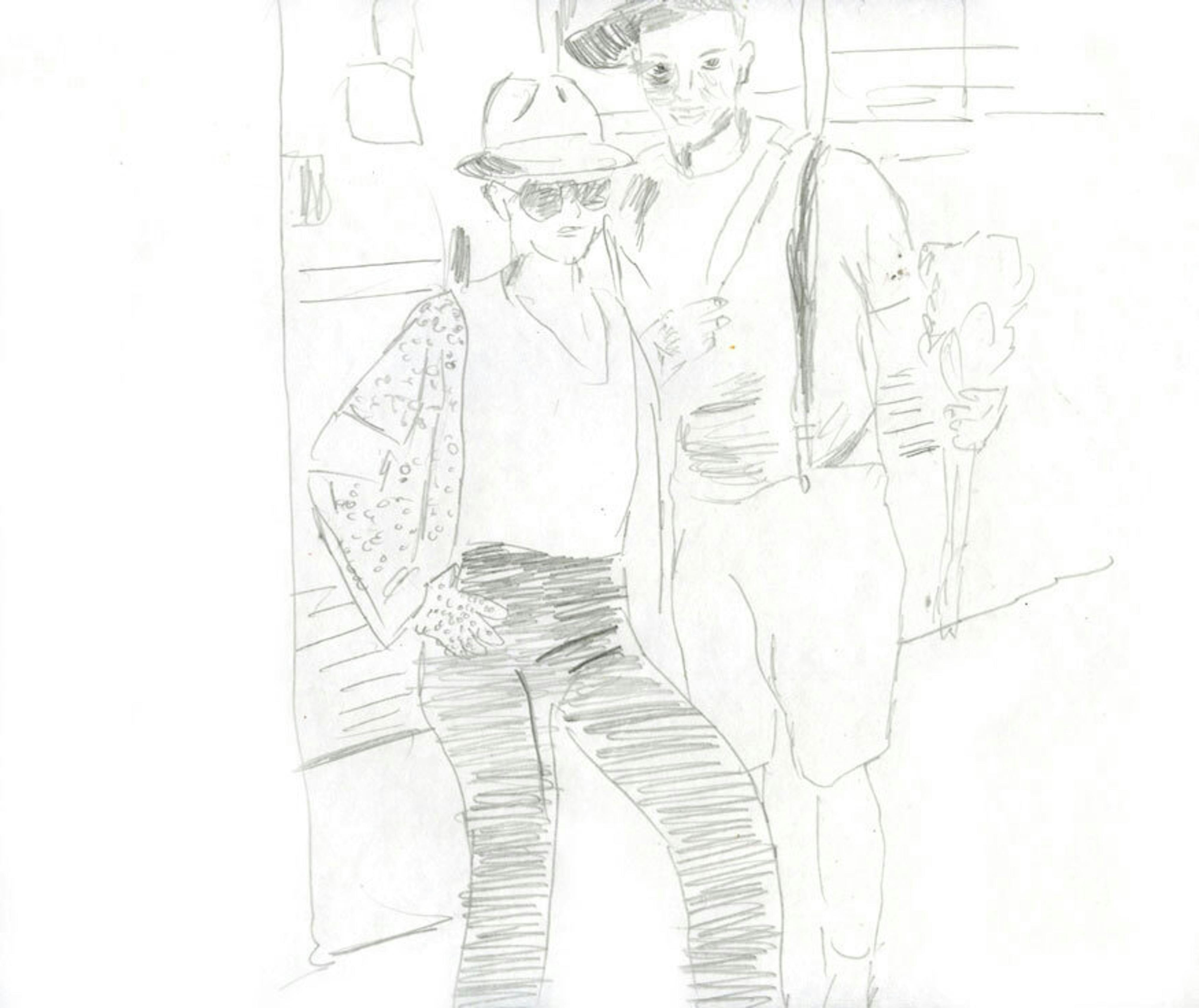 Wardell Milan
Drawing of Harlem (detail), 2009
Courtesy the artist