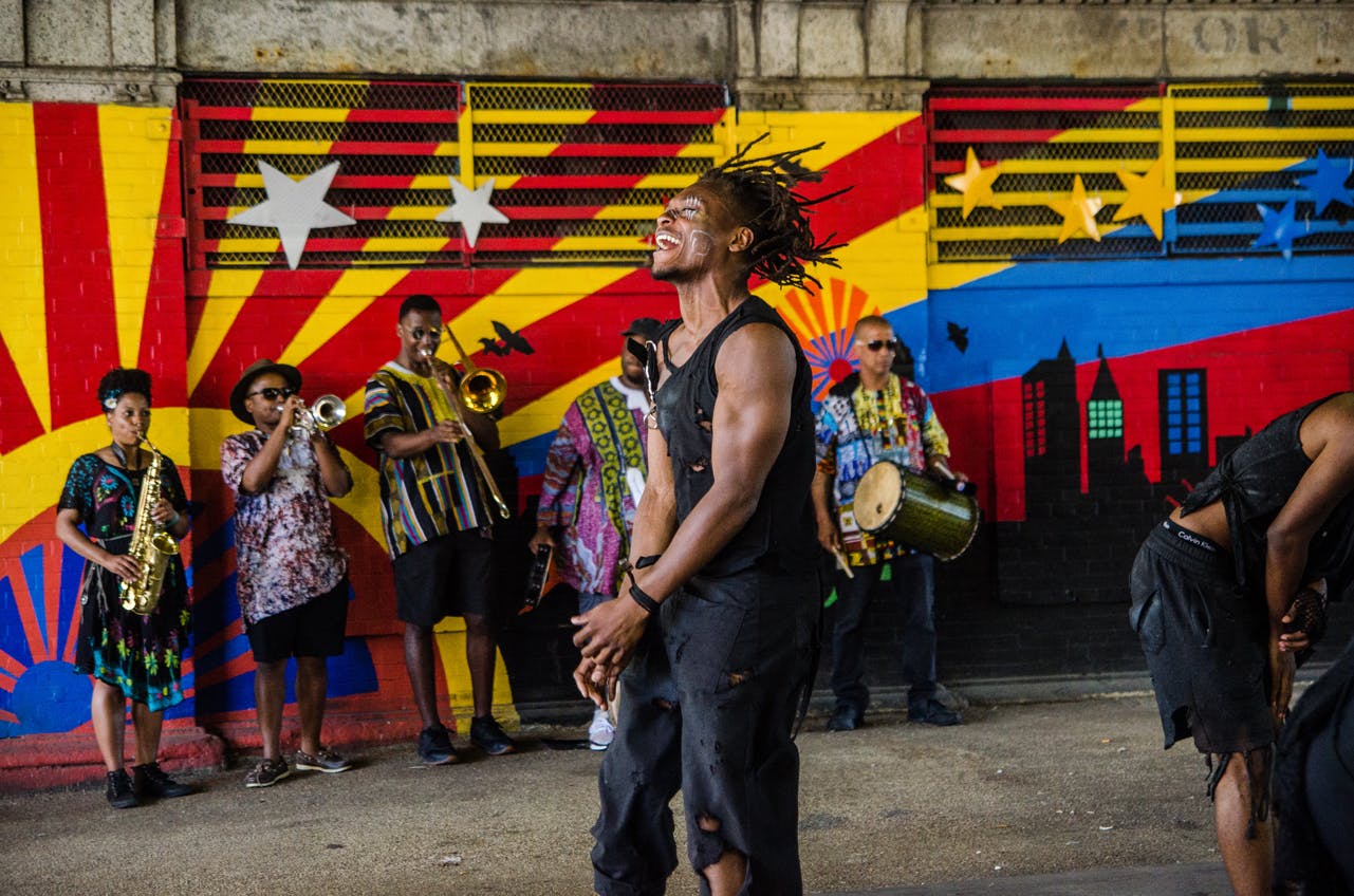 <p>The National Black Theatre’s marathon 2019 performance piece, <em>125th And Freedom</em>. Courtesy the National Black Theatre</p>