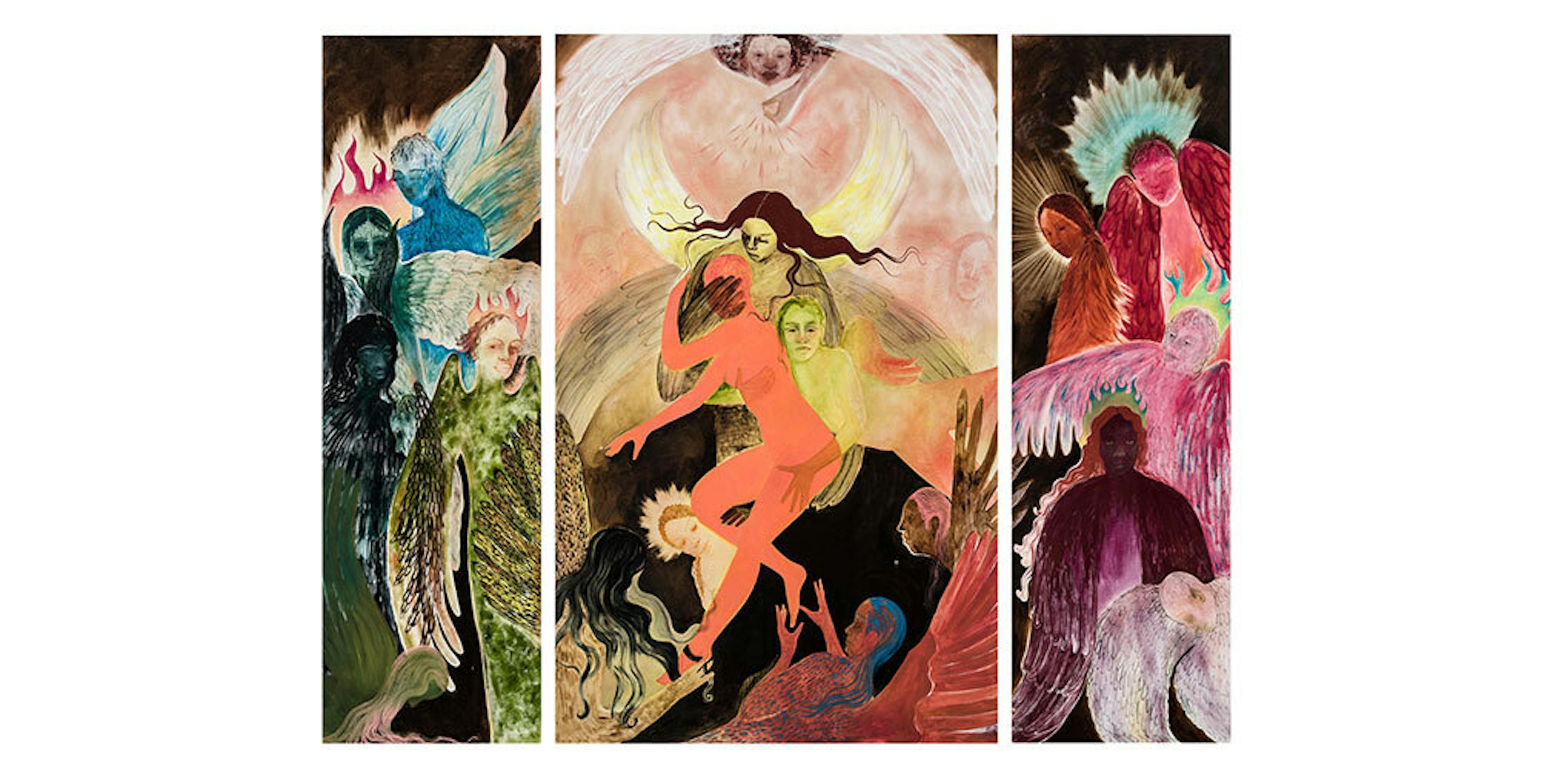 Naudline Pierre
Lead Me Gently Home, 2019
Oil on canvas, 96 × 120 in.
Courtesy the artist 