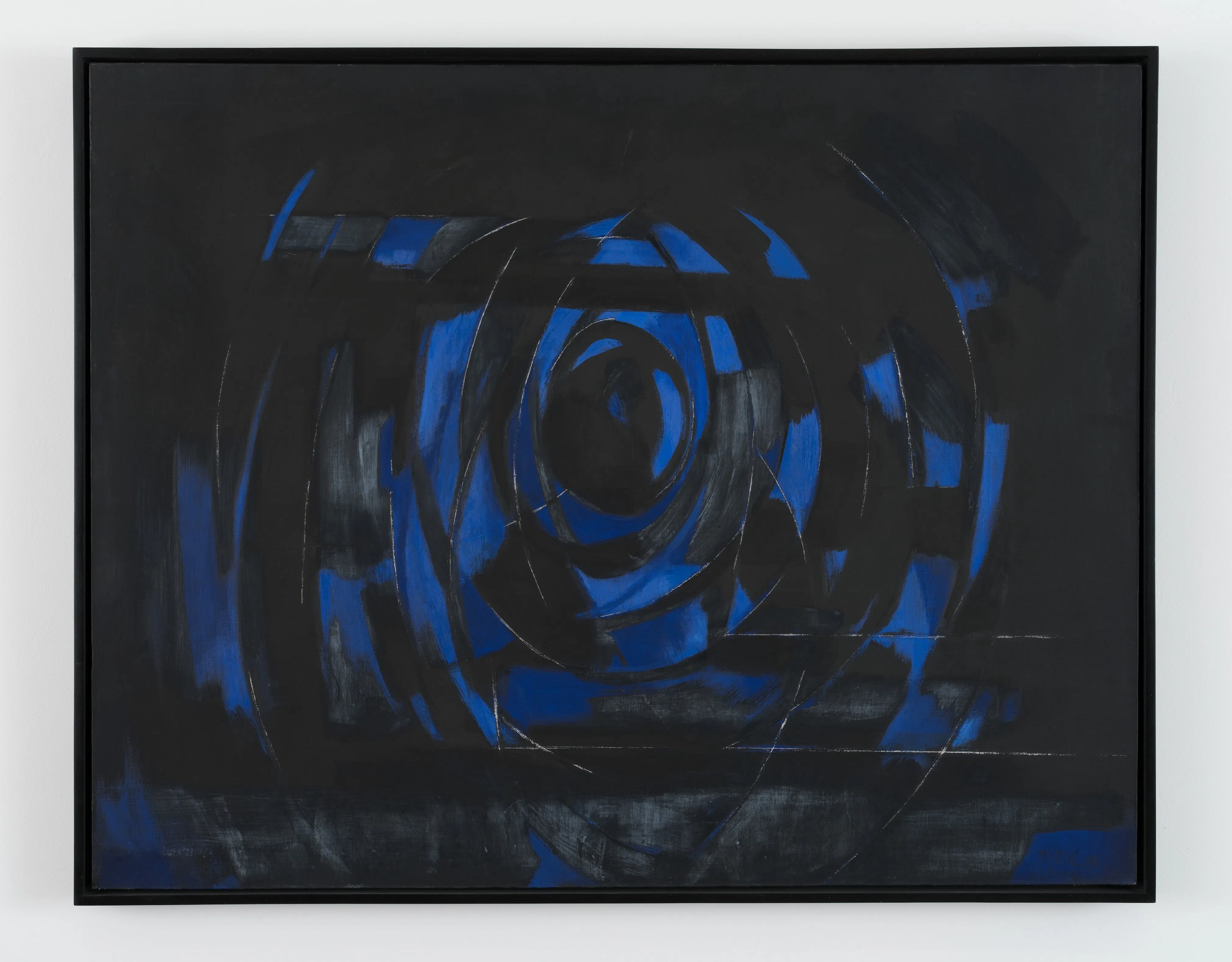 <p>Norman Lewis, <em>Blue and Boogie</em>, 1974. Oil on canvas, 44 1/4 × 56 in. Studio Museum in Harlem; gift of the Estate of Norman Lewis 1981.1.1. © Estate of Norman Lewis. Courtesy Michael Rosenfeld Gallery LLC, New York, NY. Photo: John Berens</p>