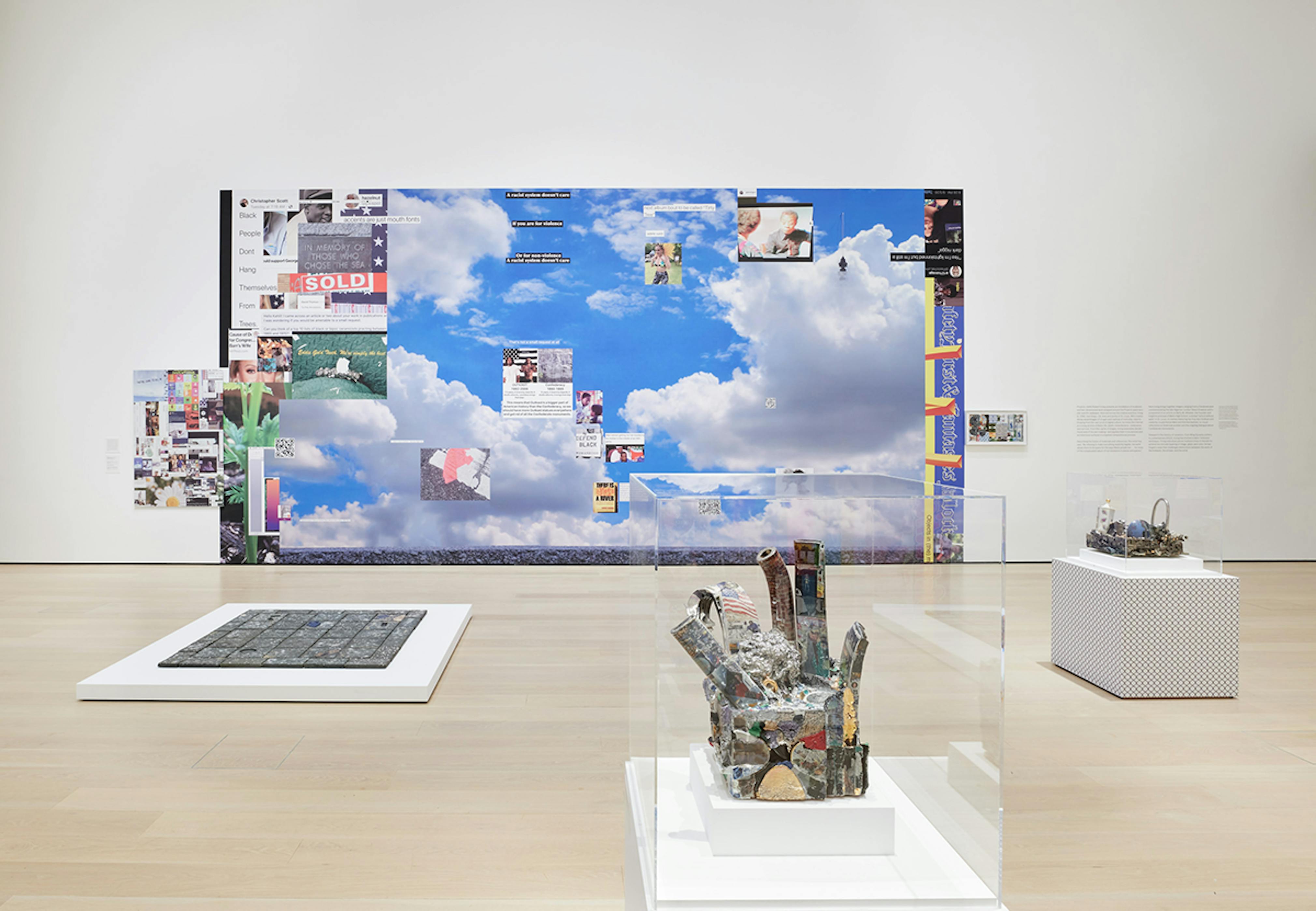 Installation view of Projects: Kahlil Robert Irving. 
The Museum of Modern Art, December 18, 2021–May 1, 2022. 
Photo: David Almeida