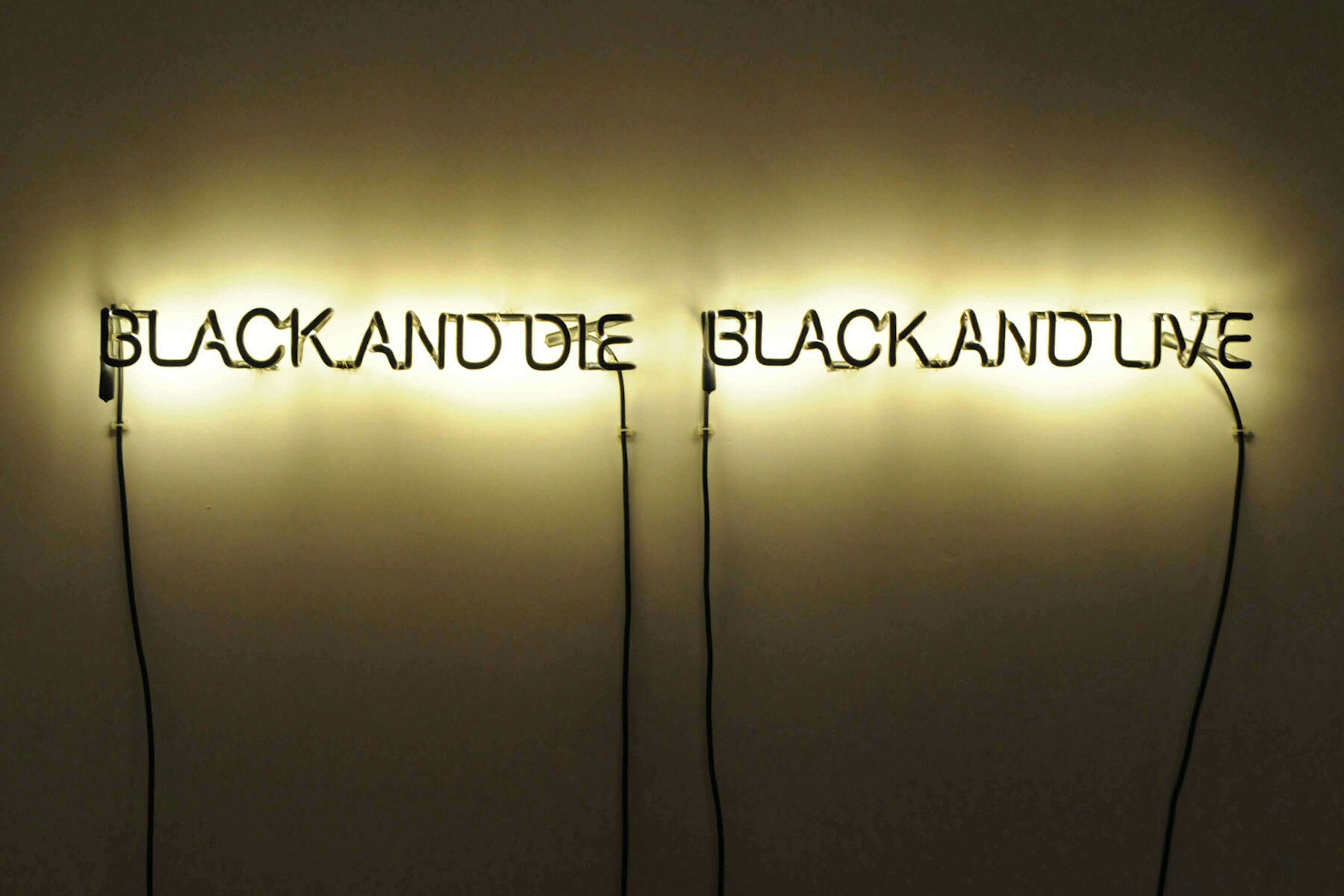Glenn Ligon
Excerpt, 2009
Neon and Black paint, ed. of 5, 2 4/5 x 55 1/2 in.
Courtesy Regen Projects, Los Angeles and Luhring Augustine, New York