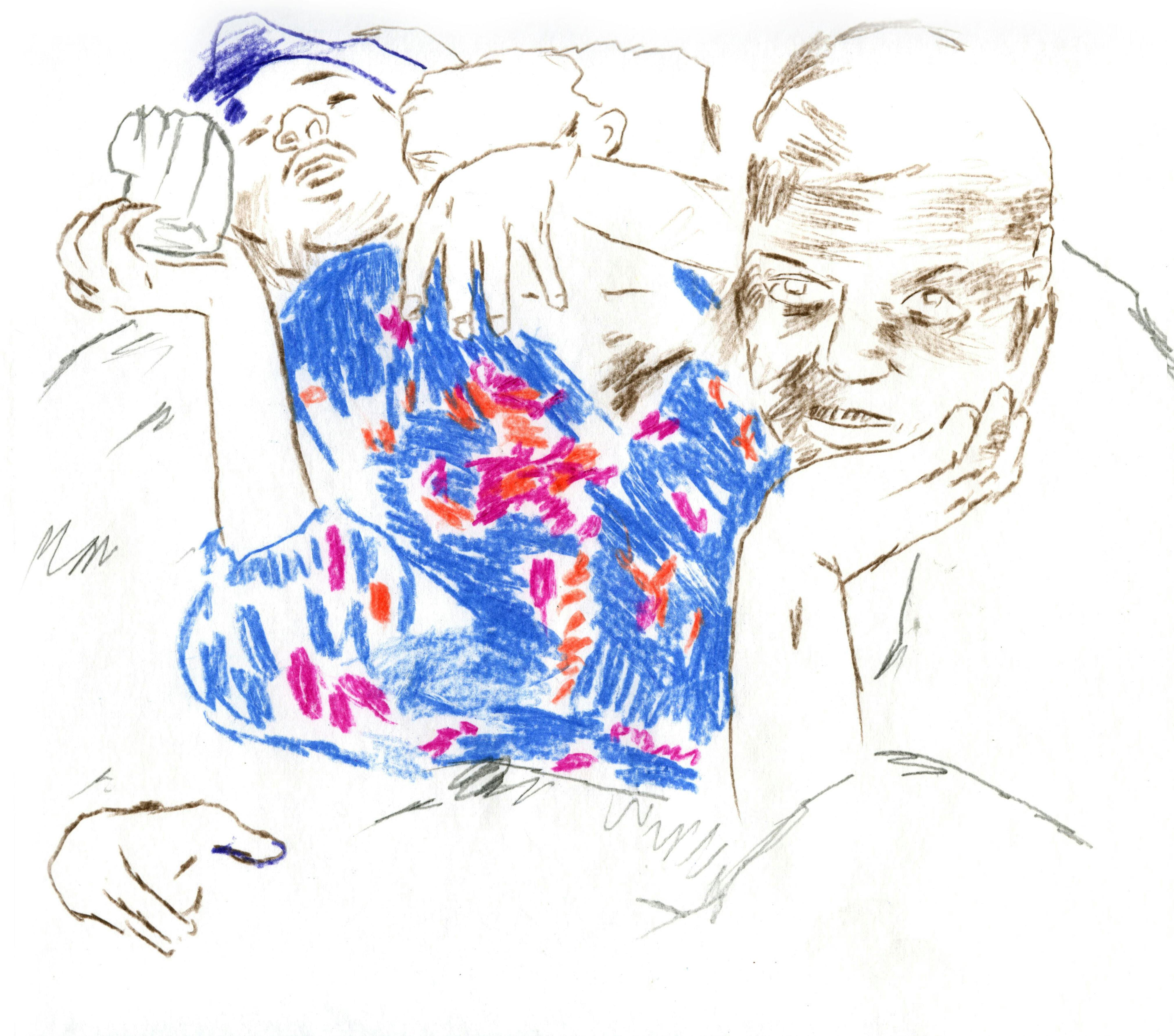 Wardell Milan
Drawing of Harlem (detail), 2009
Courtesy the artist