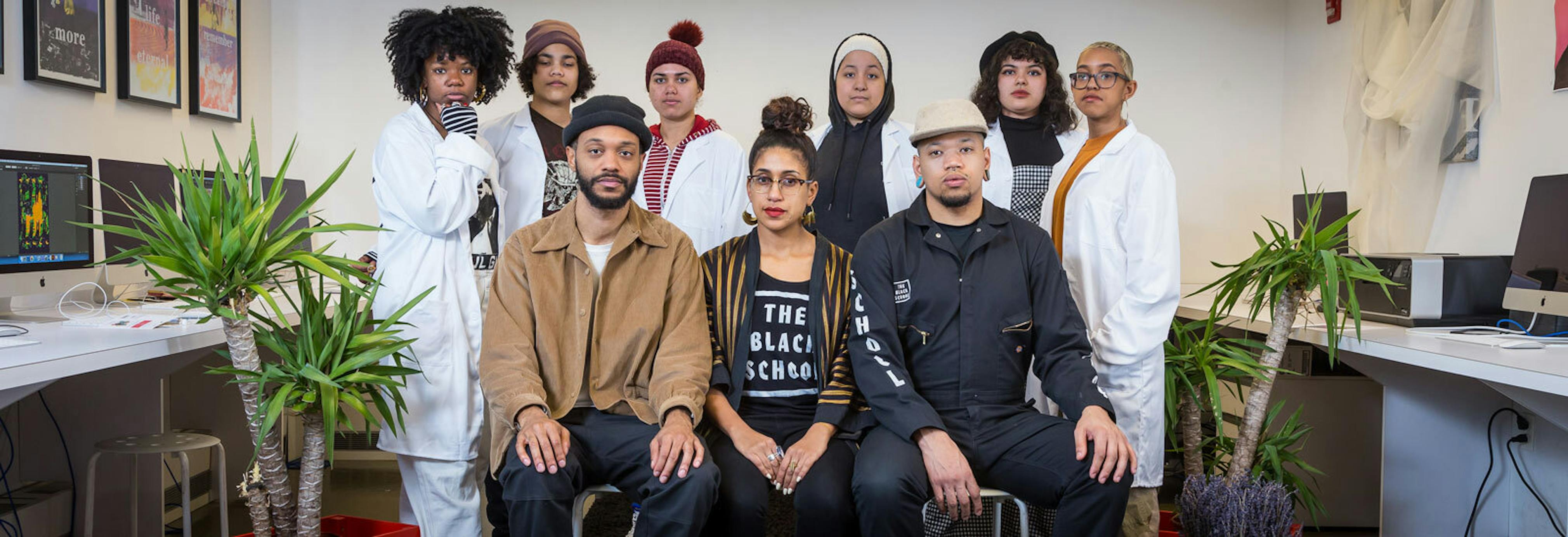 The Black School, Studio Portrait, 2019. Digital photograph by Dominique Sindayiganza.