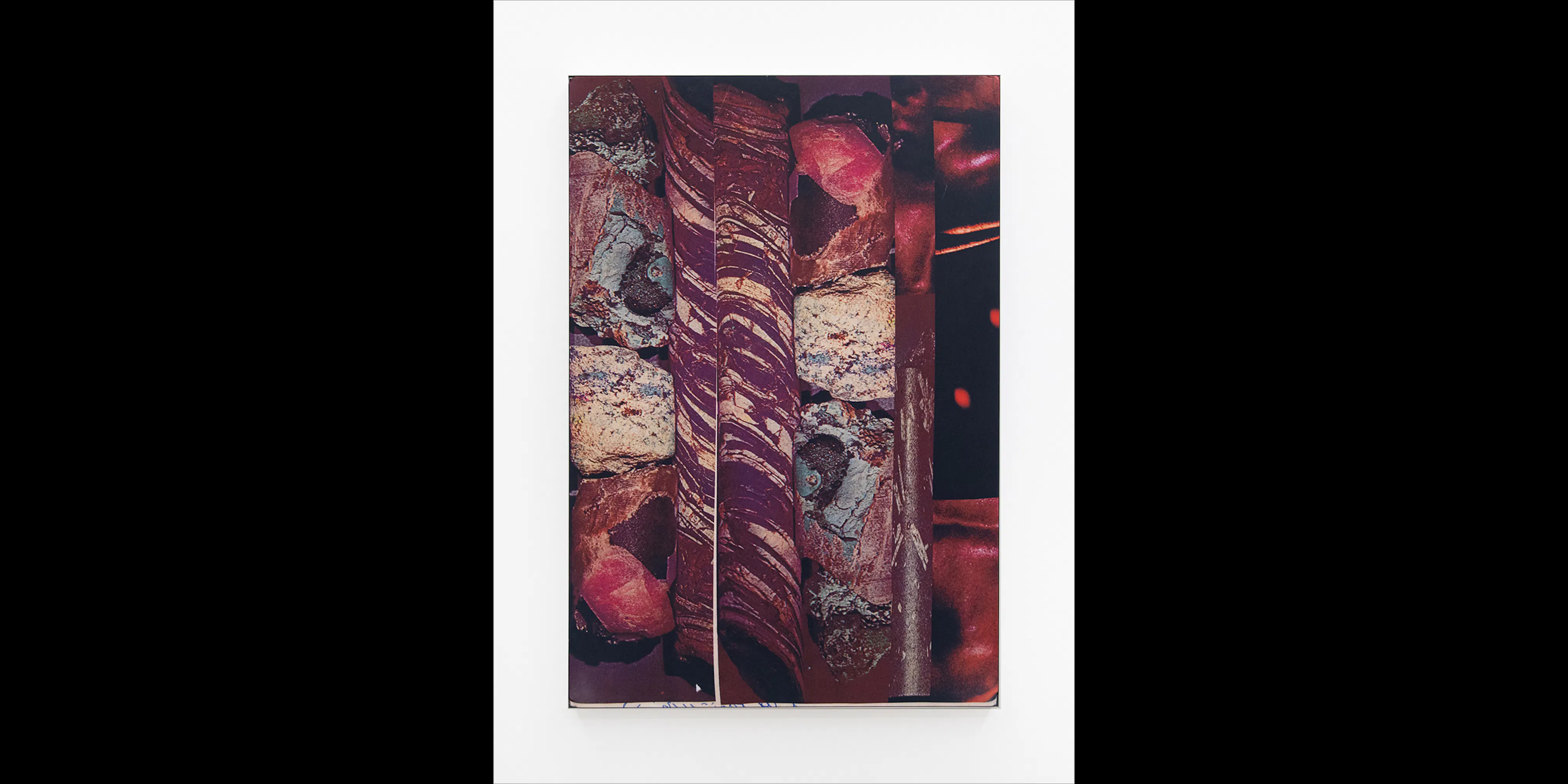 <p>Timothy Yanick Hunter, <em>Complex Organic Polymer I</em>, 2025. Dye sublimation fabric SEG print in aluminum frame, 38 × 26 × 2 in. Courtesy the artist. Photo: Jessann Reece</p>