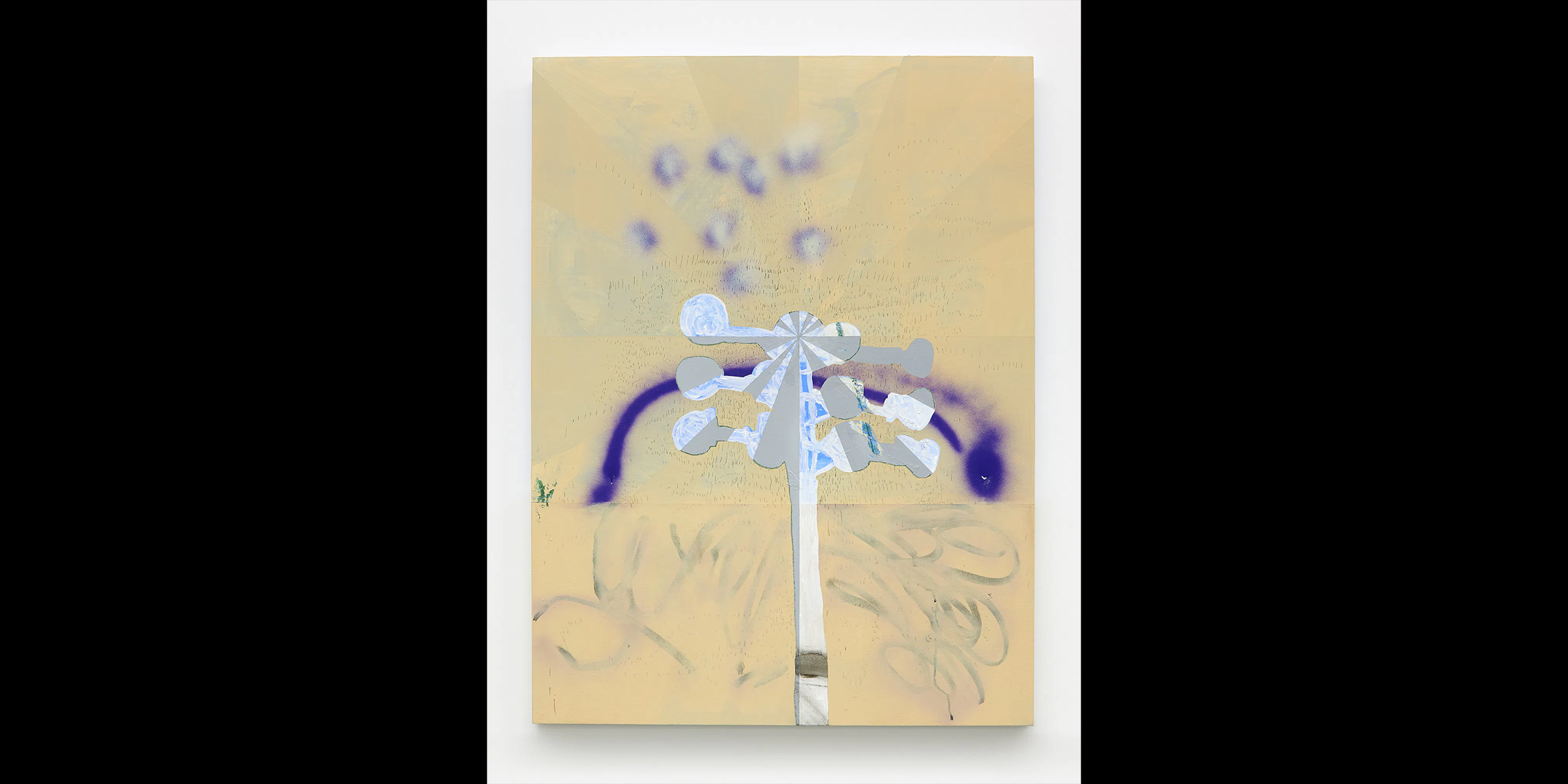 <p>Turiya Adkins, <em>Informed Hope</em>, 2026. Oil, gouache, oil pastel and acrylic on canvas, 60 × 48 in. Courtesy the artist. Photo: Andrew Godreaux</p>