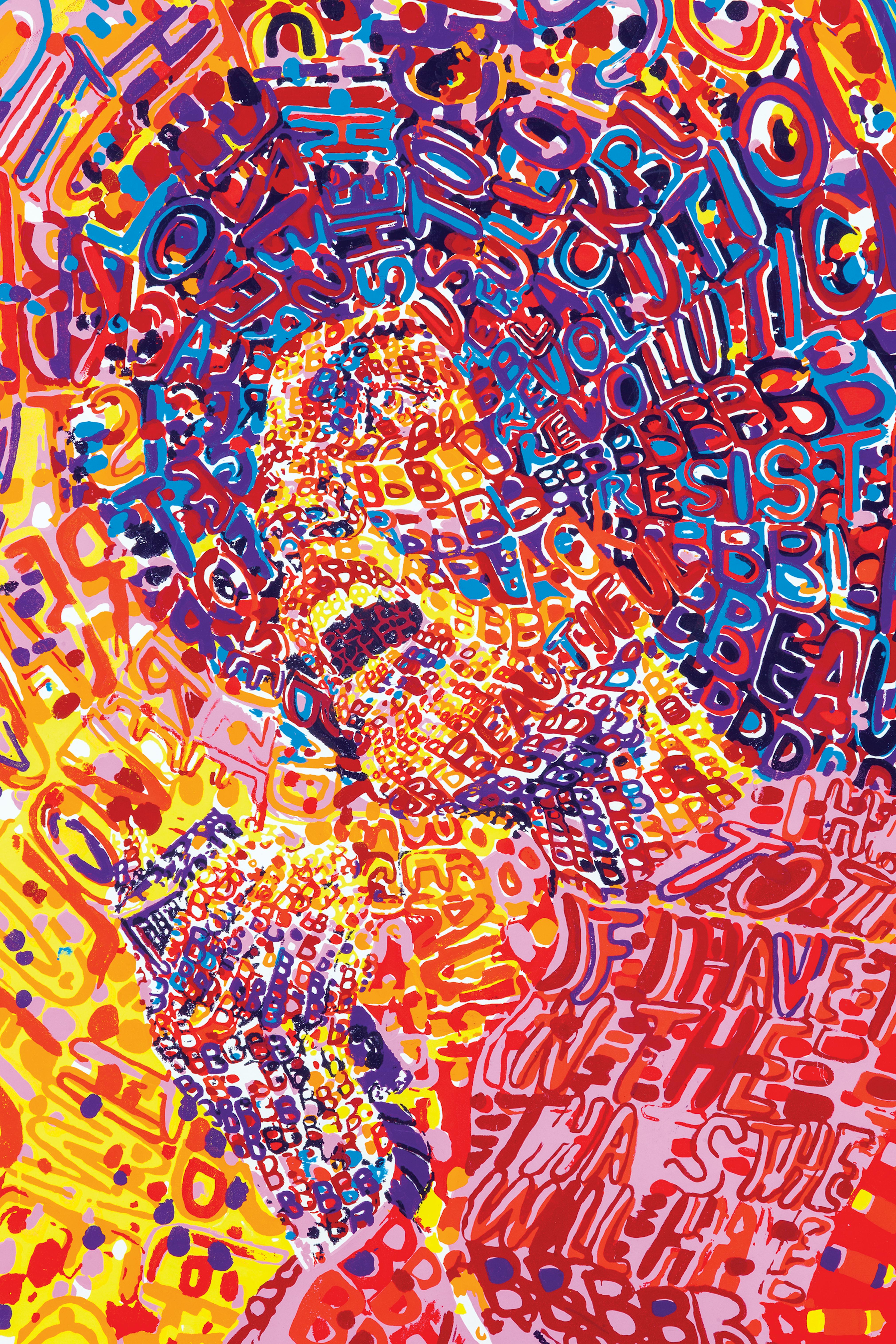 <p>Wadsworth Jarrell, <em>Revolutionary</em>, 1972. Courtesy the artist and Kavi Gupta</p>