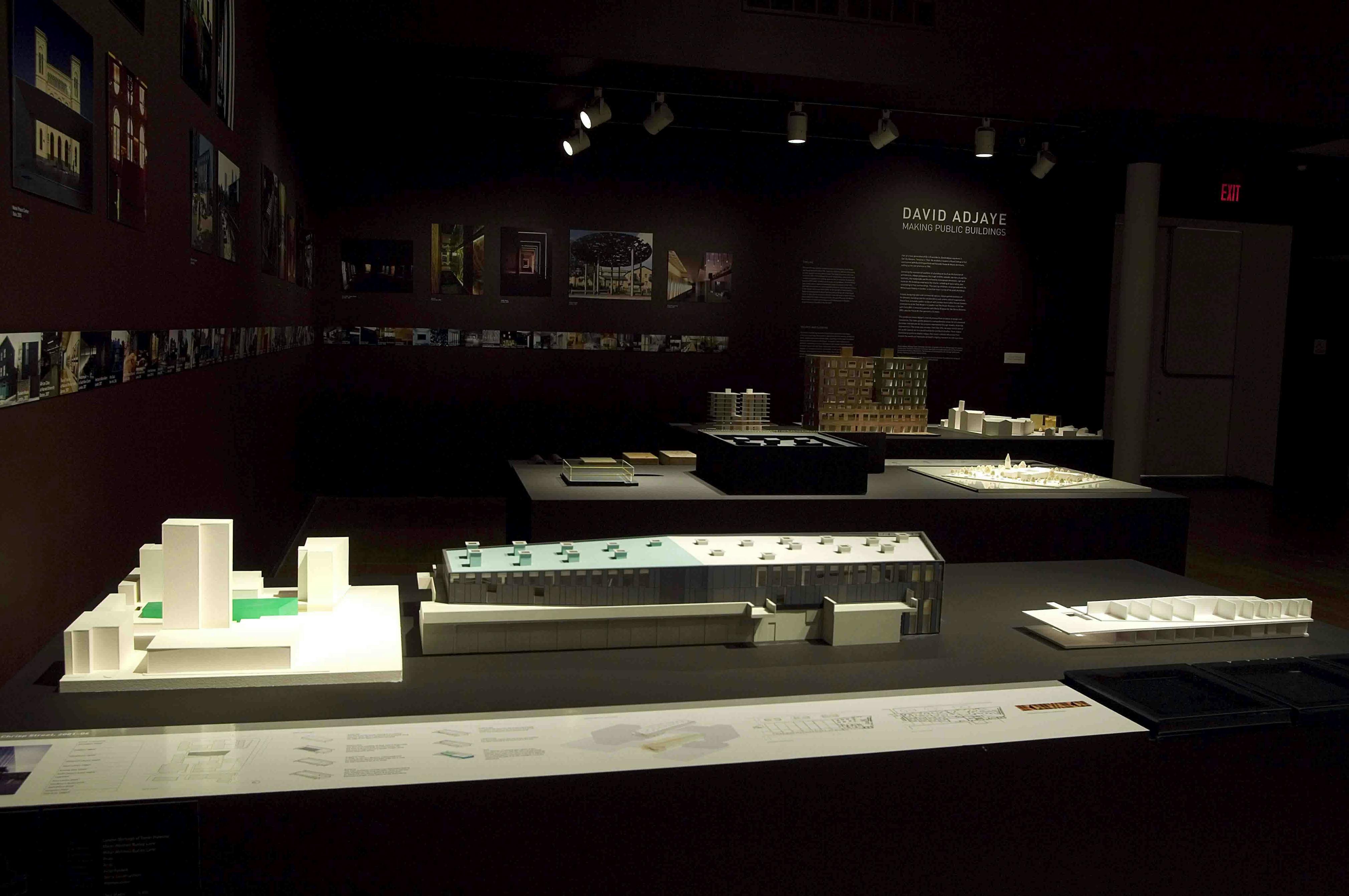 David Adjaye: Making Public Buildings (installation view), 2007
	Photo: Adam Reich