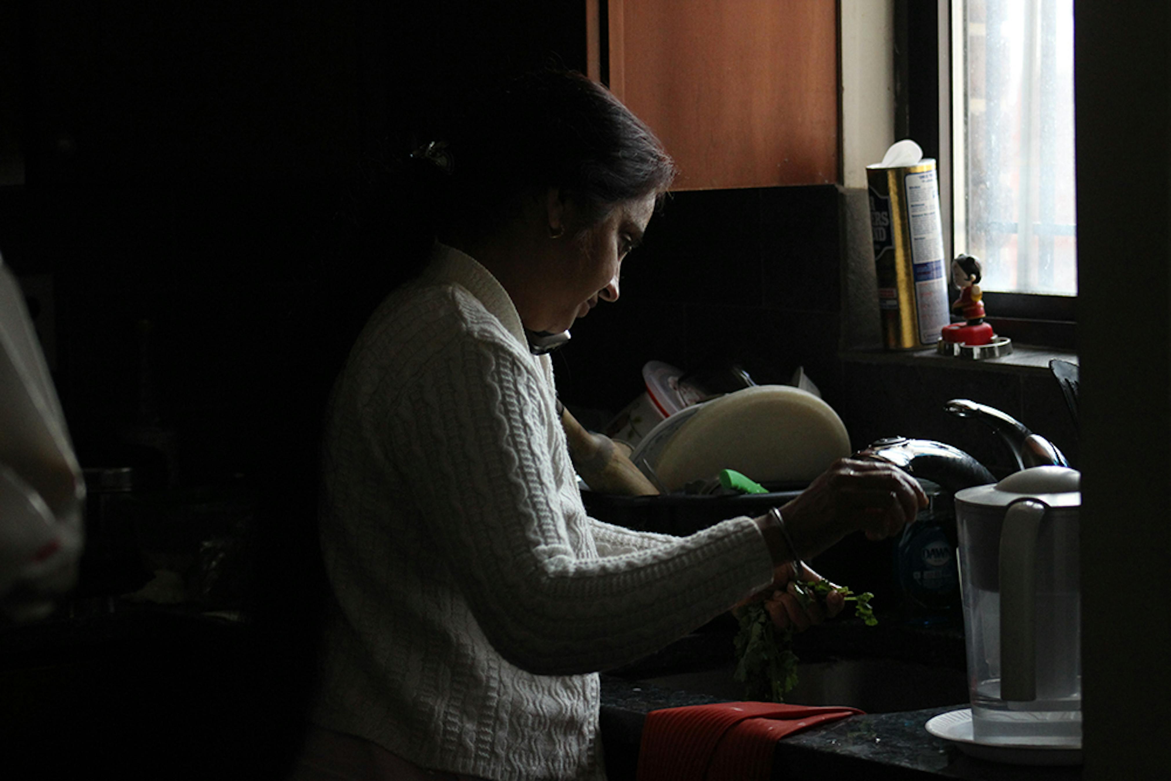 Akash Kumar
	Mom in the Shadows, 2015
	Digital chromogenic print
	Courtesy the artist