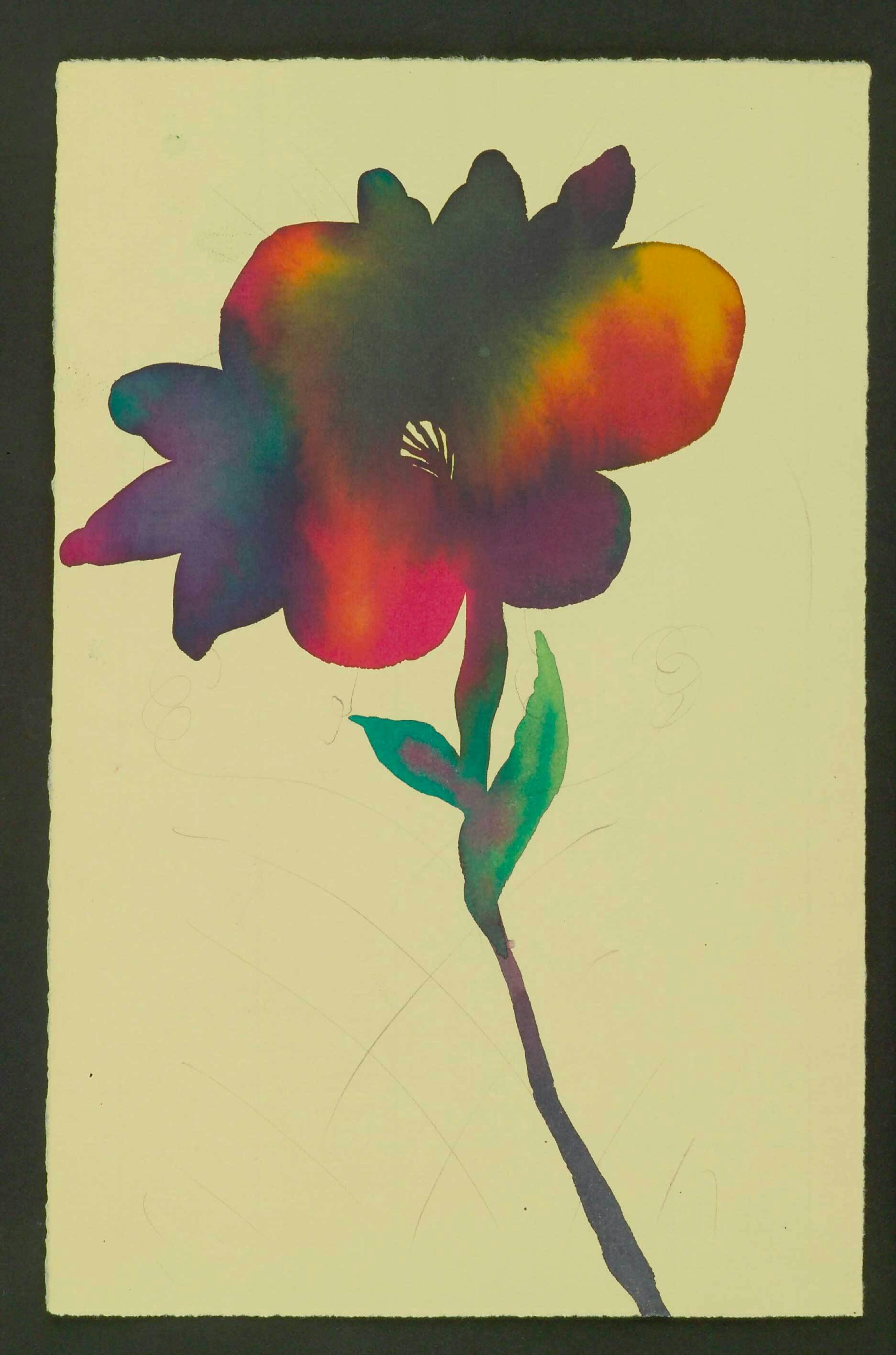 Chris Ofili
The Gardener (detail), 1995-2005
Watercolour and pencil on paper, 9 3/5 x 6 1/5 in.
Courtesy the Artist