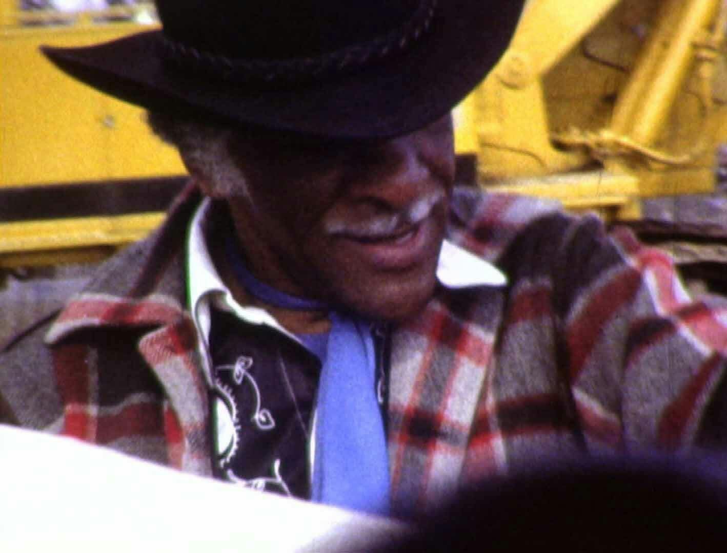 Fred Holland 
Cowboy (Carlos Abraham Foster) (still), 1984
Courtesy the artist