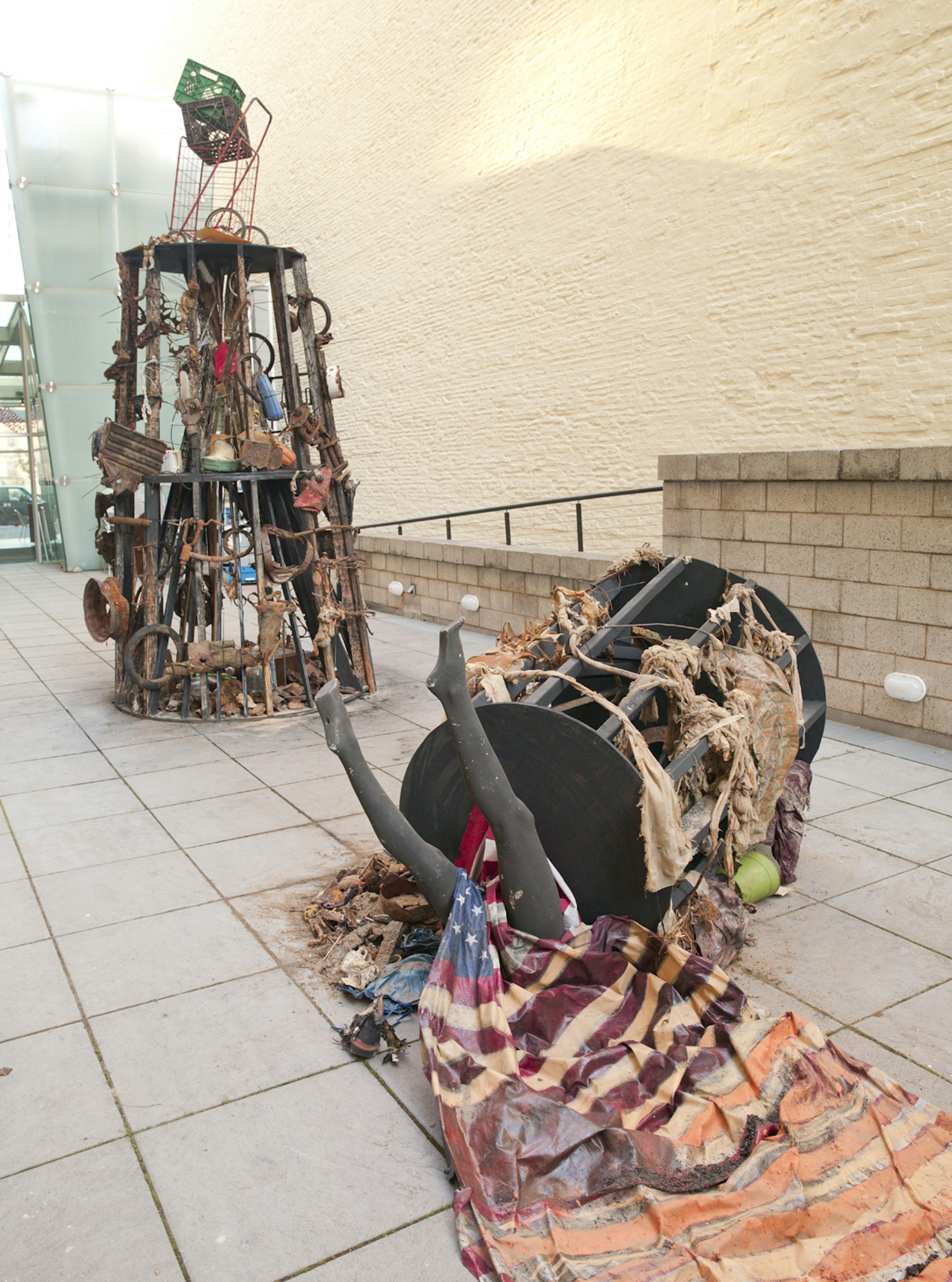 Abigail DeVille
Haarlem Tower of Babel (detail), 2012
Courtesy the artist
Photo: Adam Reich