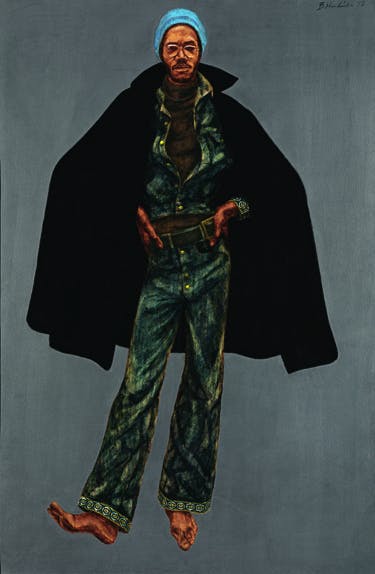 Barkley L. Hendricks
	George Jules Taylor, 1972
	Oil and acrylic on cotton canvas, 93 1/8 x 62 in.
	National Gallery of Art, Washington, DC; William C. Whitney Foundation
	 