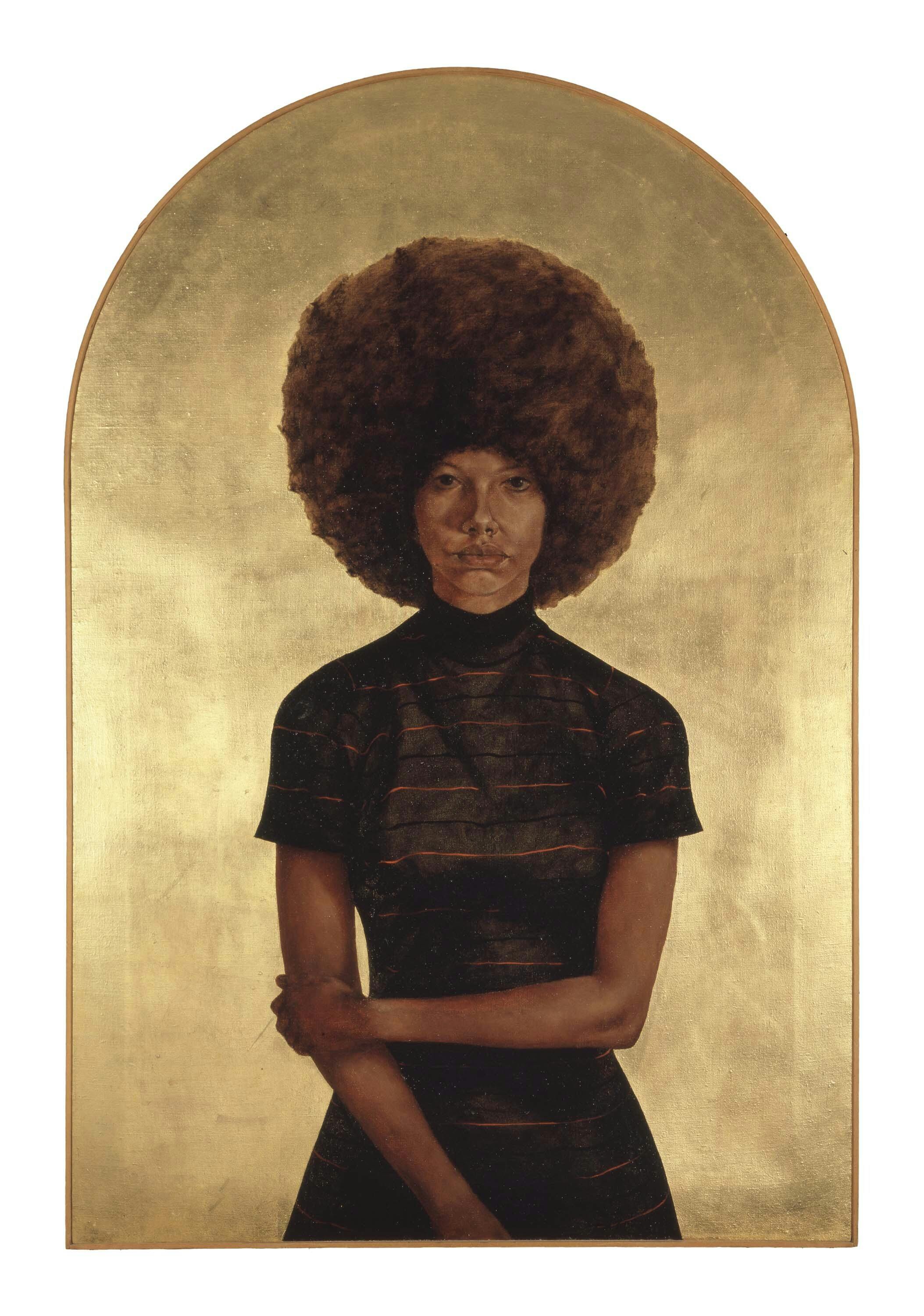<p>Barkley Hendricks, <em>Lawdy Mama</em>, 1979. Oil on canvas, 54 x 36 in. The Studio Museum in Harlem, Gift of Stuart Liebman, in memory of Joseph B. Liebman, 83.25<br /></p>