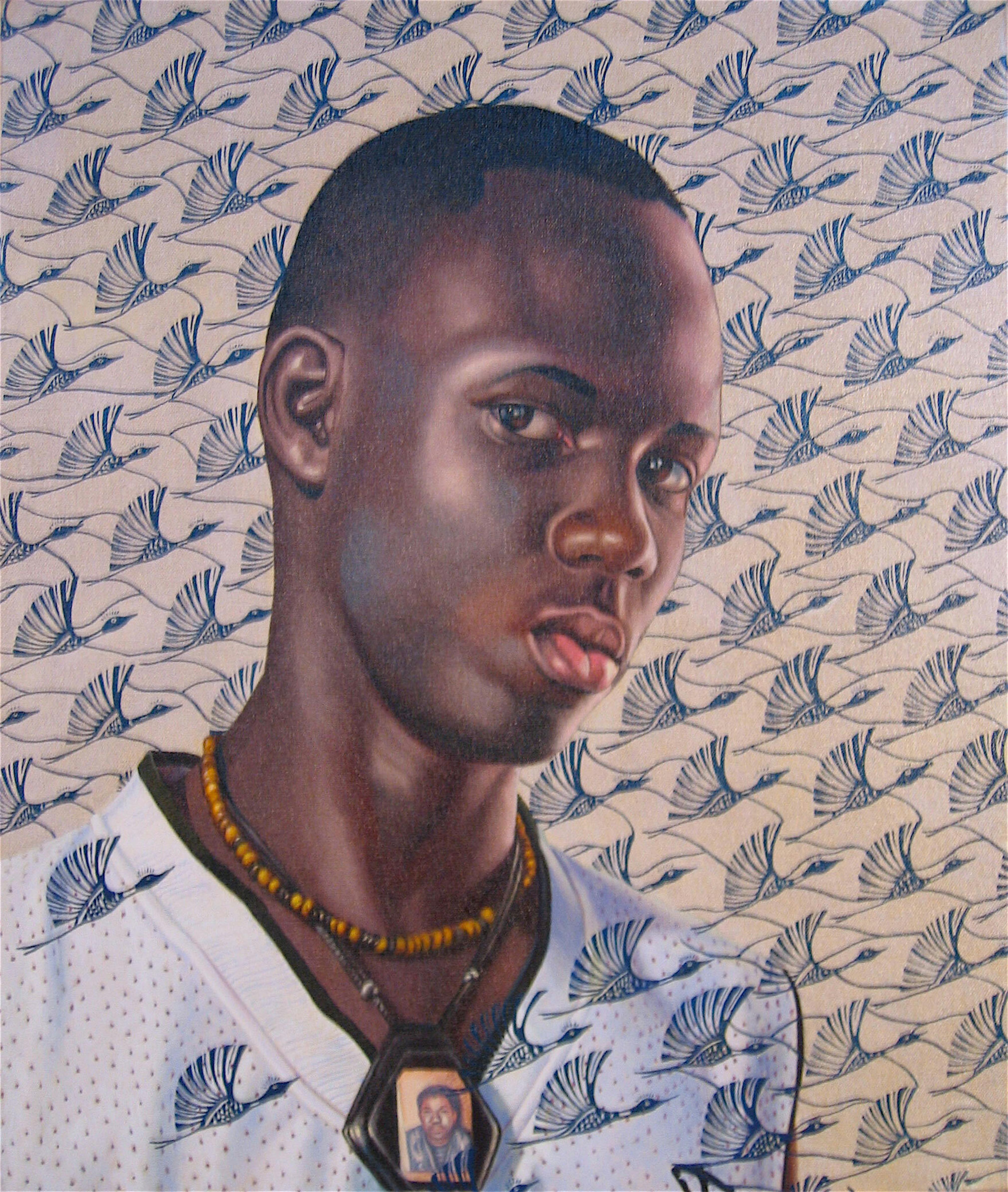 Kehinde Wiley
Mame Ngagne, 2007
Oil on canvas, 26 x 22 in.
Courtesy Deitch Projects, NY