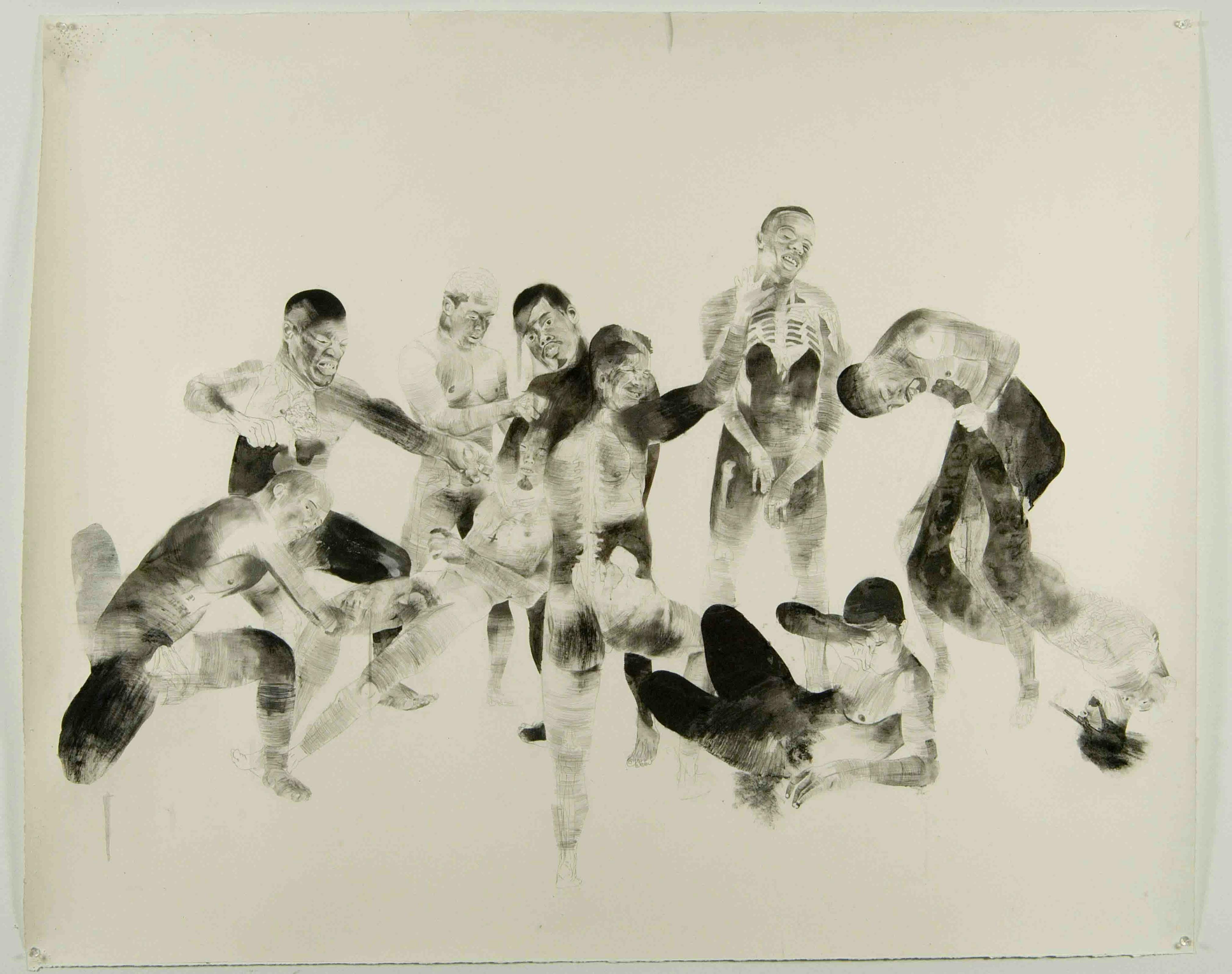 Wardell Milan II
Suddenly Last Summer, 2007
Graphite on paper, 40 x 44 in.
Courtesy the artist