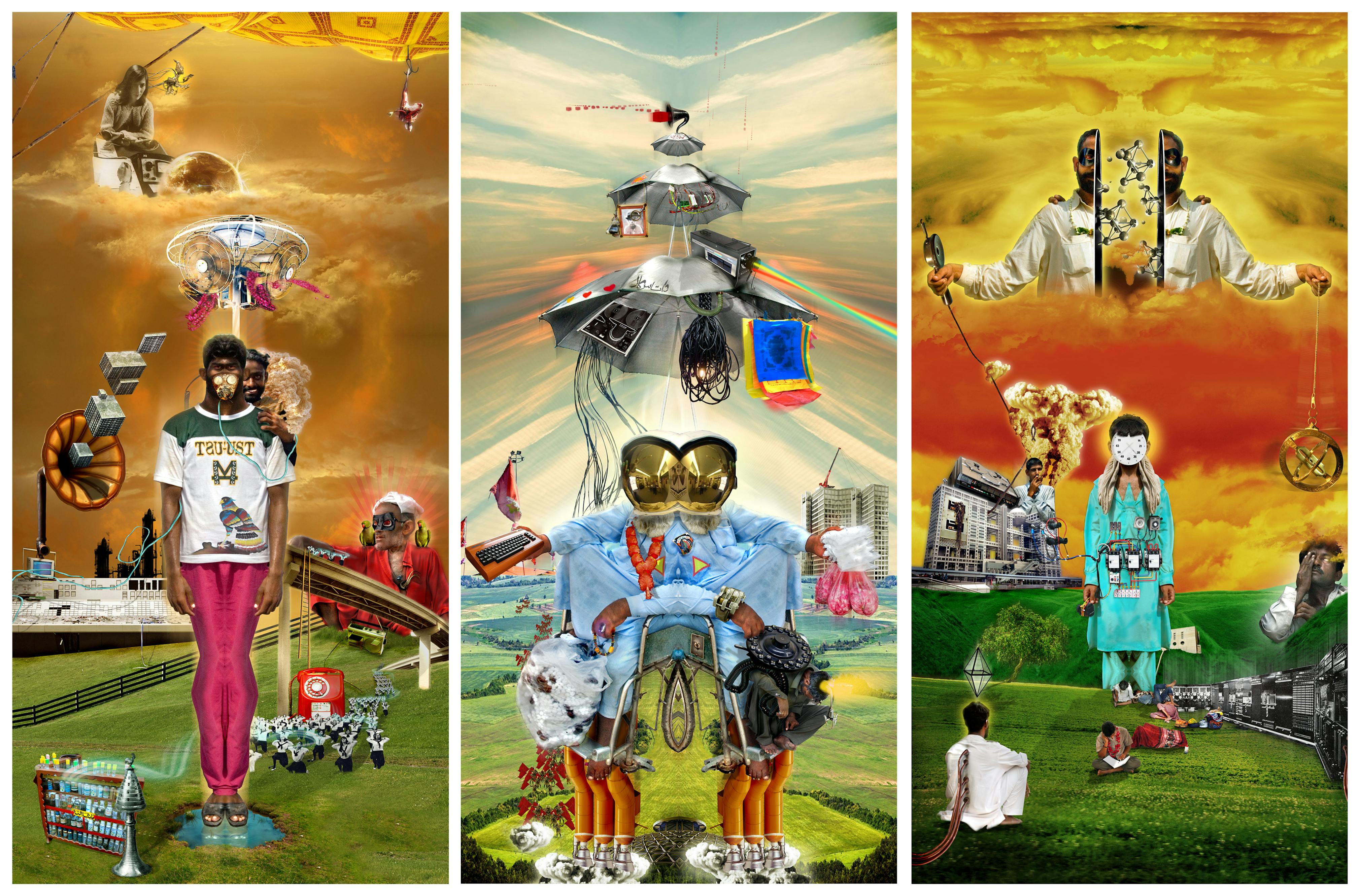 Mehreen Murtaza
Triptych, 2009/2013
Courtesy the artist and Grey Noise, Dubai