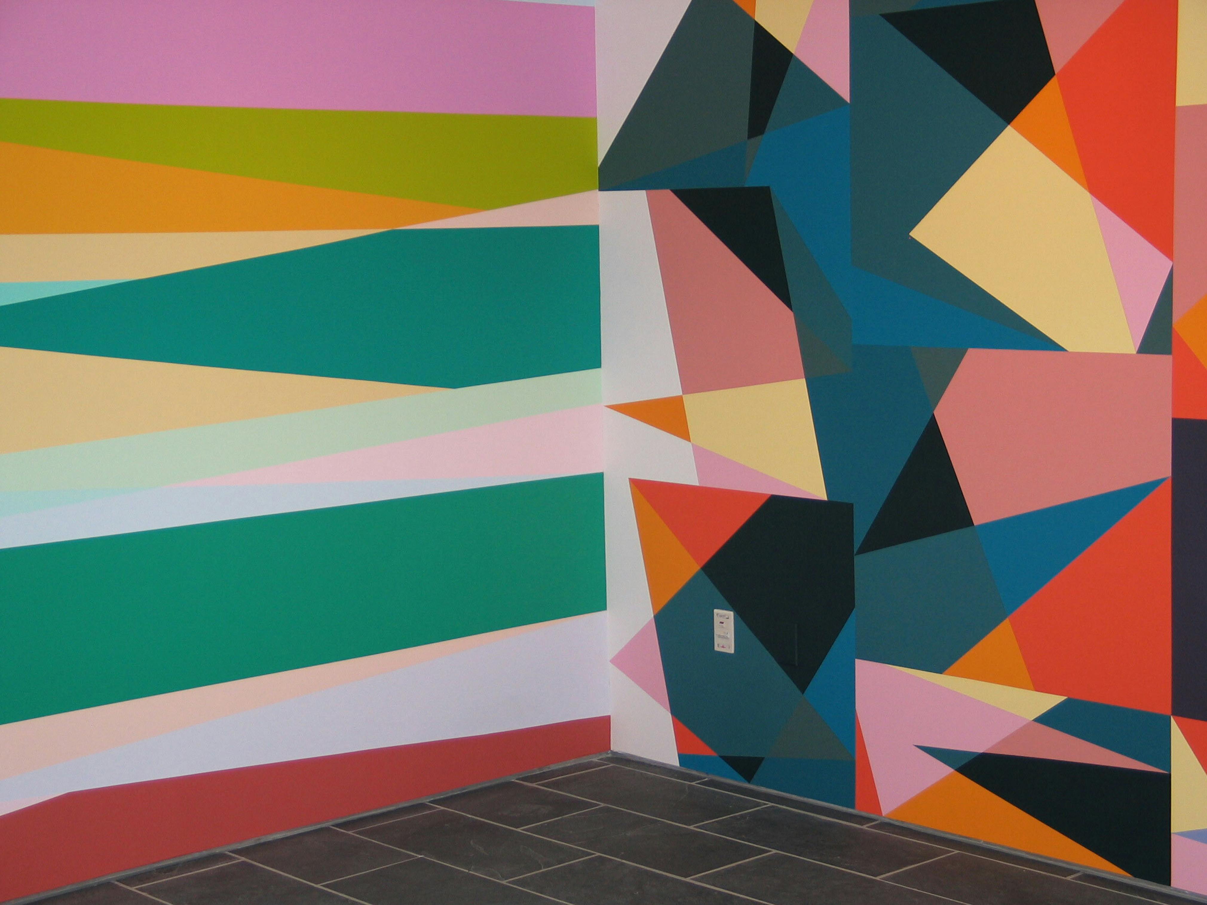 Odili Donald Odita: Equalizer (installation view), 2007
Photo: Adam Reich