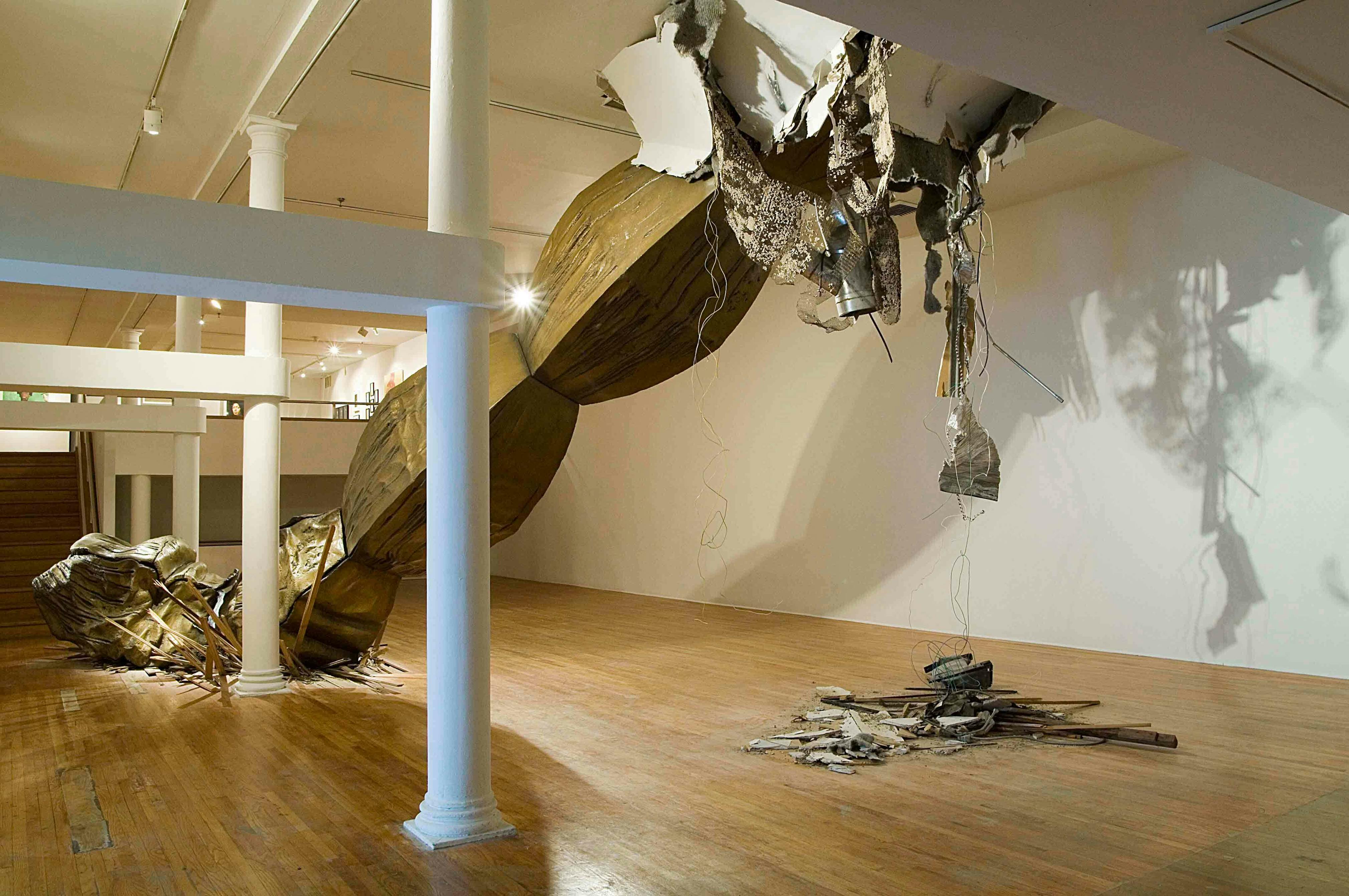 Philosophy of Time Travel: Edgar Arceneaux, Vincent Galen Johnson, Olga Koumoundouros, Rodney McMillian & Matthew Sloly (installation view), 2007
Photo: Adam Reich