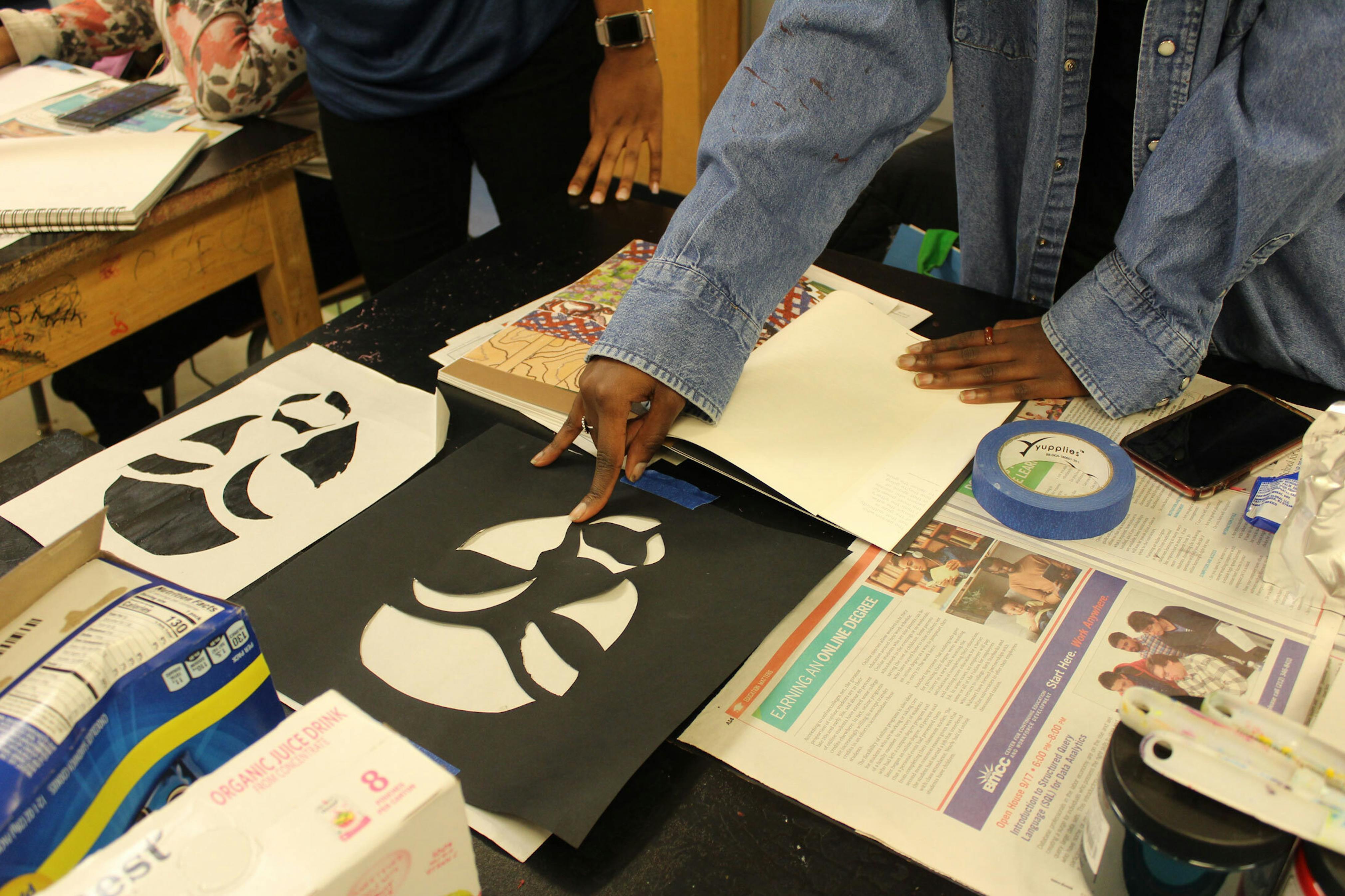 Thurgood Marshall Academy for Learning and Social Justice (TMA) partnership sessions, 2019. Photo: Jennifer Harley