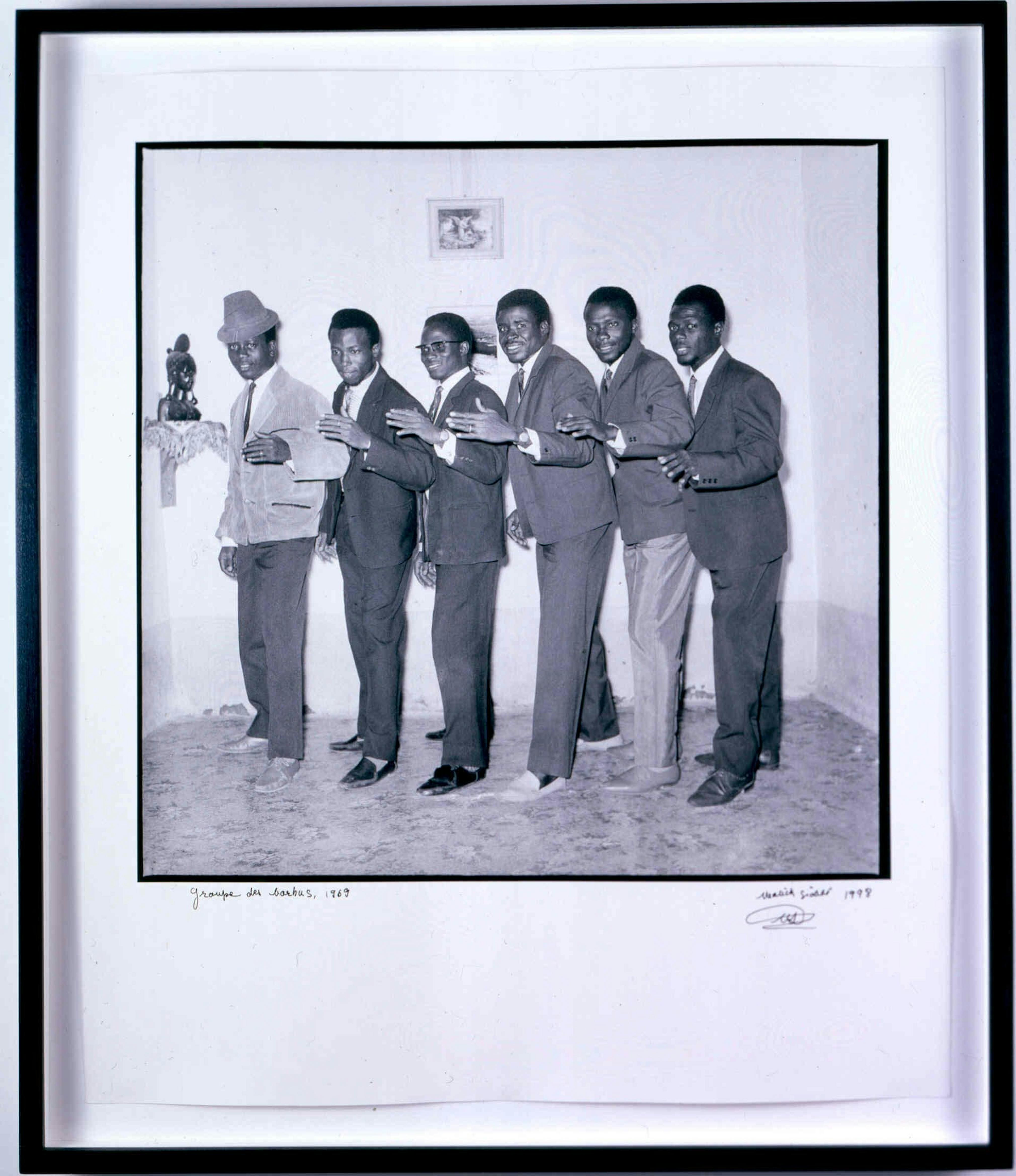 Malik Sidibé
Groupe Des Barbus, 1969
Gelatin silver print, 24 x 20 in.
Gift of Jean Pigozzi, Geneva, Switzerland, 02.1.1