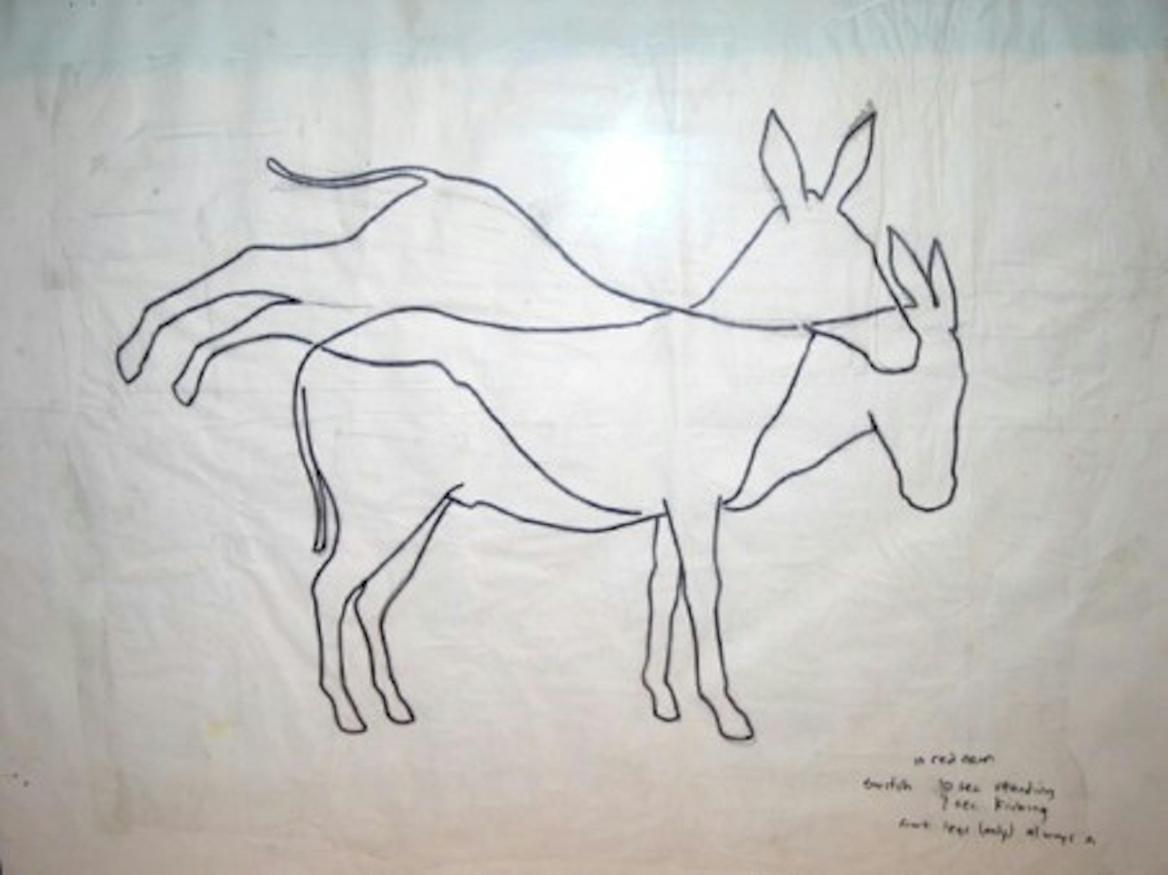 Eric Wesley
Untitled (Study for Kicking Ass), 2000
Pencil and ink on paper, 18 ¾ x 24 ¼ x ½ in. Anonymous Gift, 04.6.22b